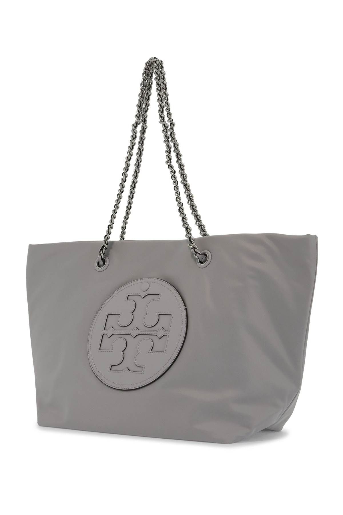 Shop Tory Burch Ella Shopping Bag In Grey