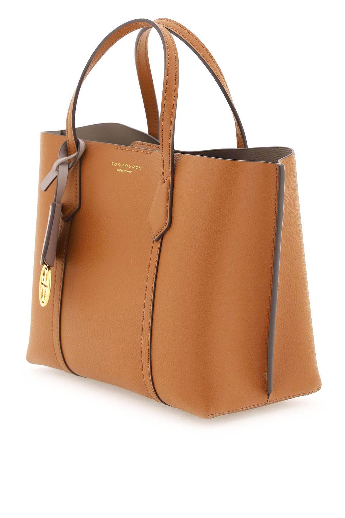 Shop Tory Burch Small Perry Shopping Bag In Brown
