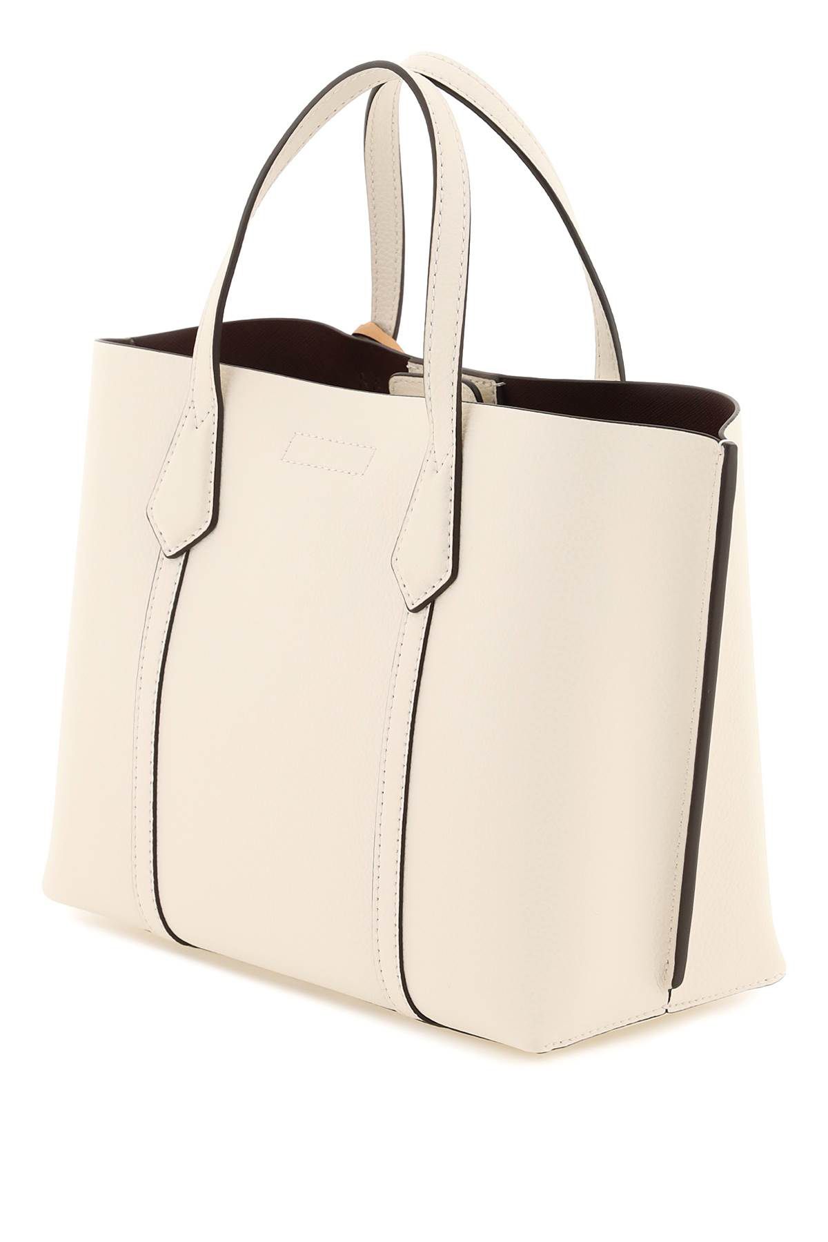 Shop Tory Burch Small Perry Shopping Bag In White