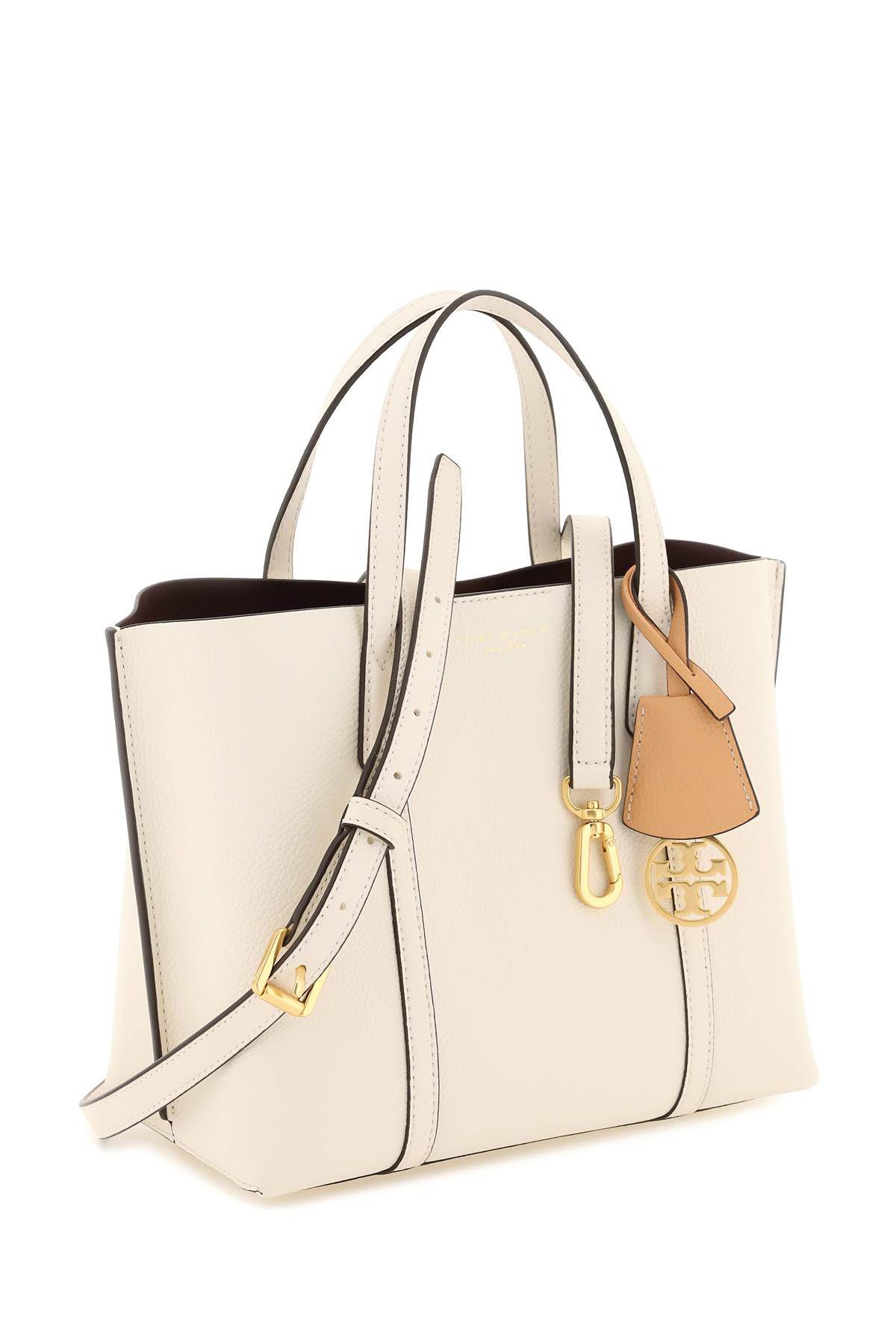 Shop Tory Burch Small Perry Shopping Bag In White