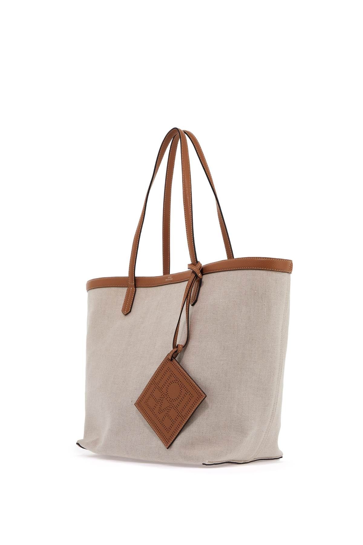 Shop Totême Travel Canvas Tote Bag For Everyday Use In Neutro