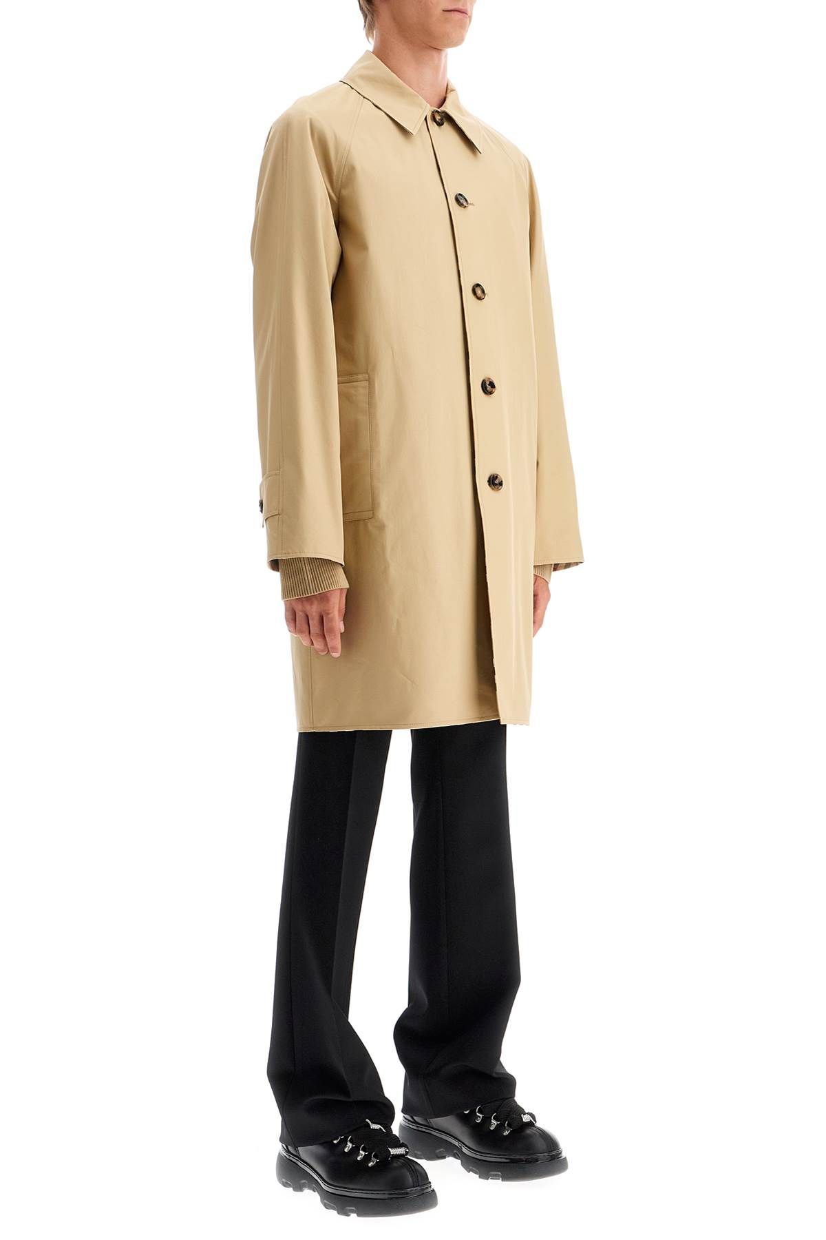 Shop Burberry Reversible Gabardine Car Coat In Beige