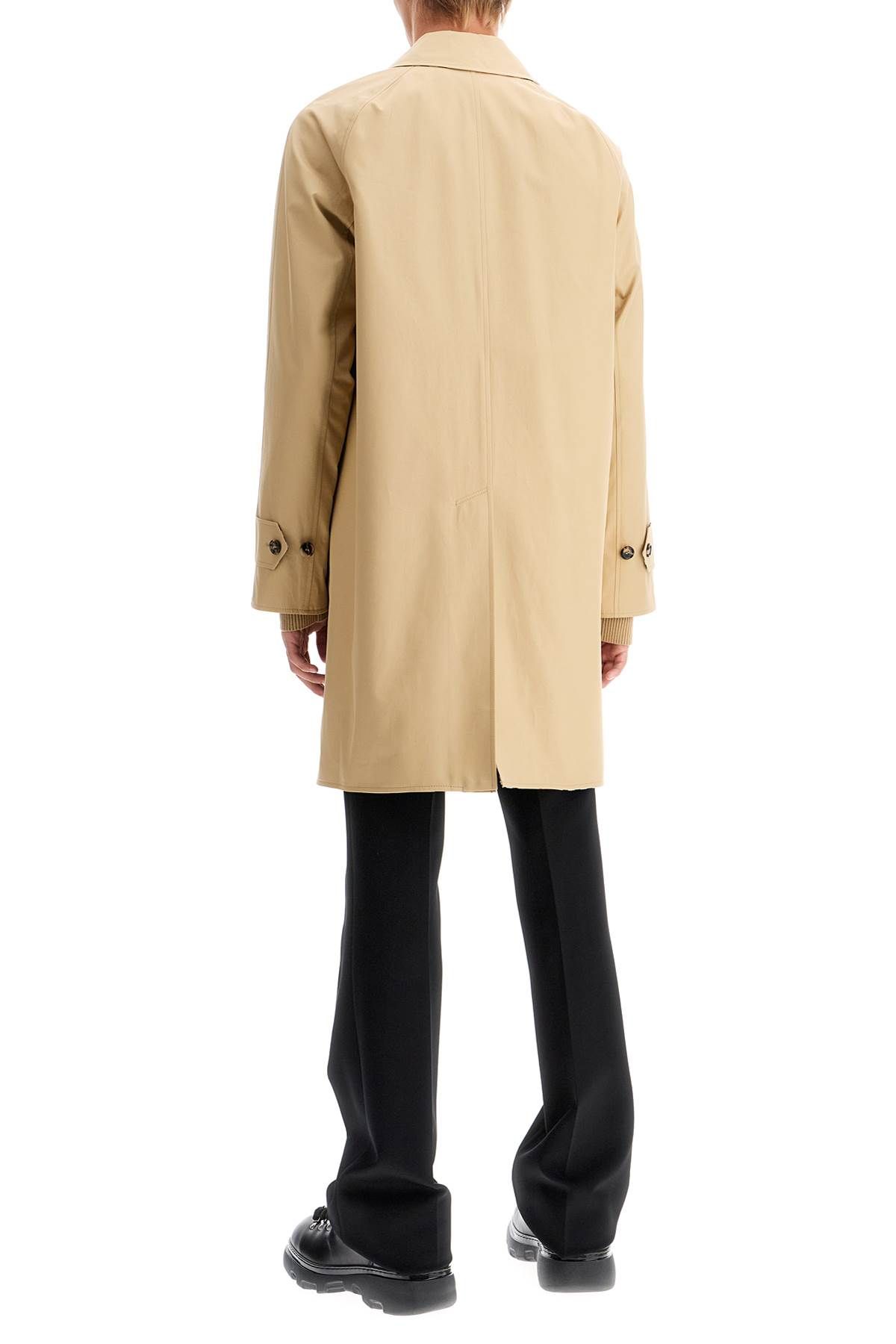 Shop Burberry Reversible Gabardine Car Coat In Beige