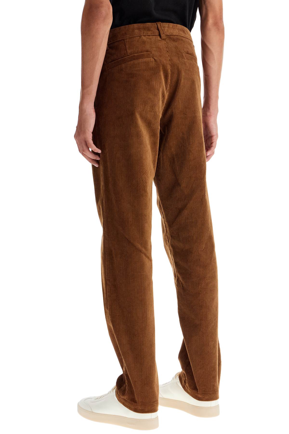 Shop Apc "corduroy Constantin Pants In Brown