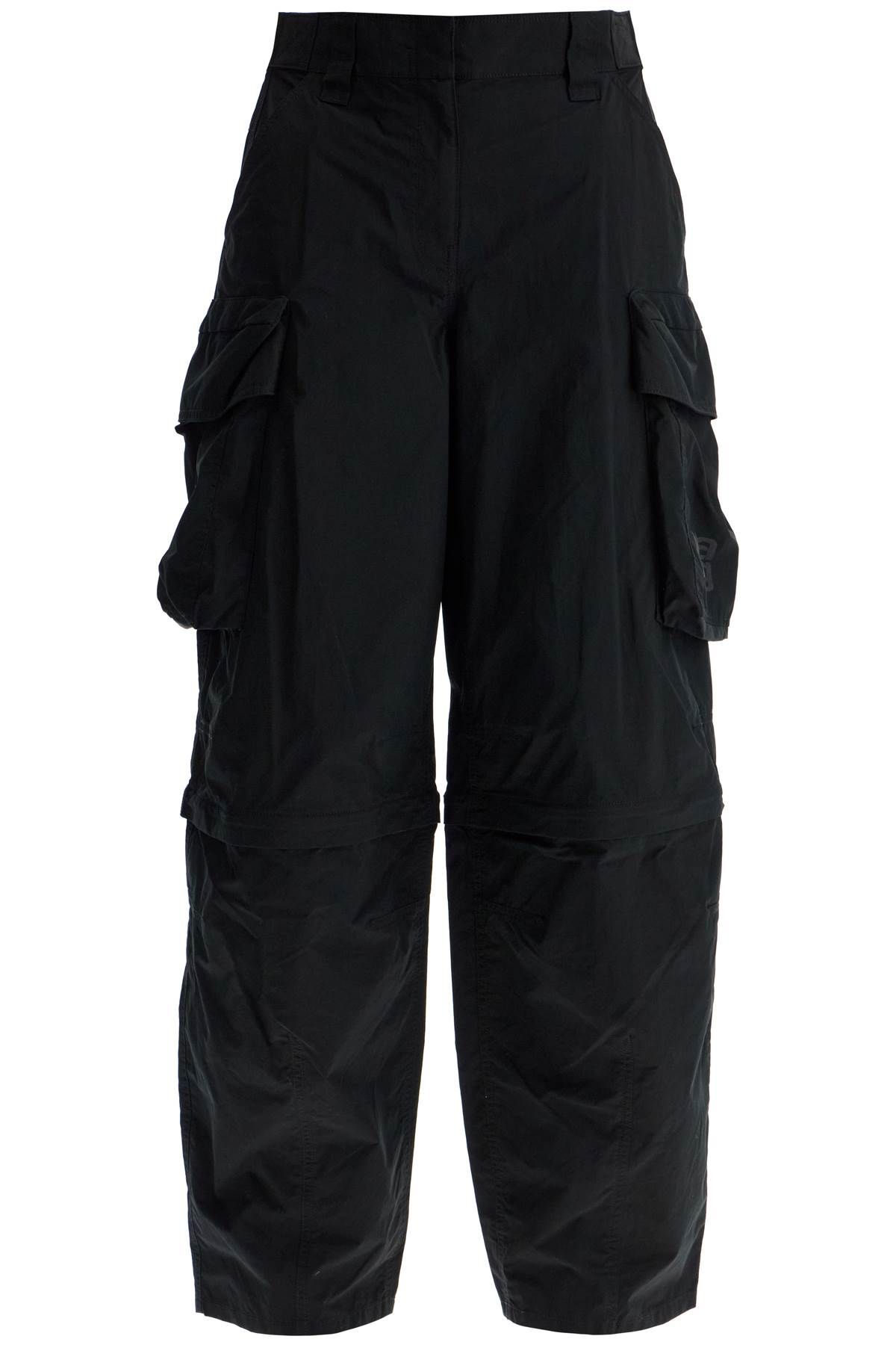 Shop Alexander Wang Convertible Cargo Pants In Black