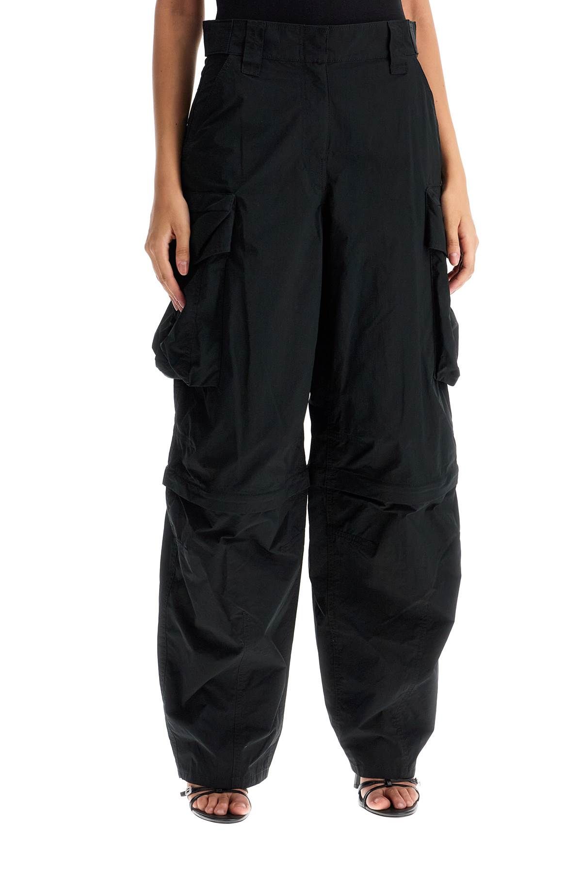 Shop Alexander Wang Convertible Cargo Pants In Black