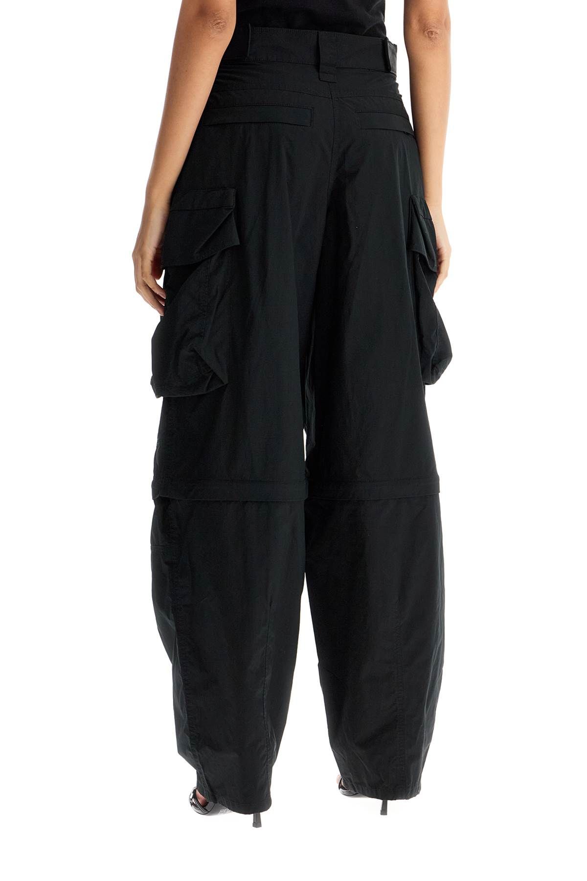 Shop Alexander Wang Convertible Cargo Pants In Black