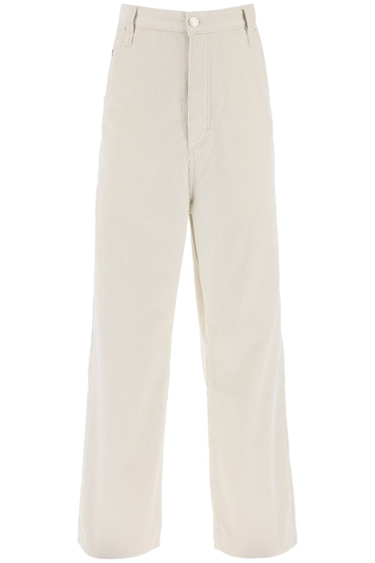Shop Ami Alexandre Mattiussi Corduroy Pants In White