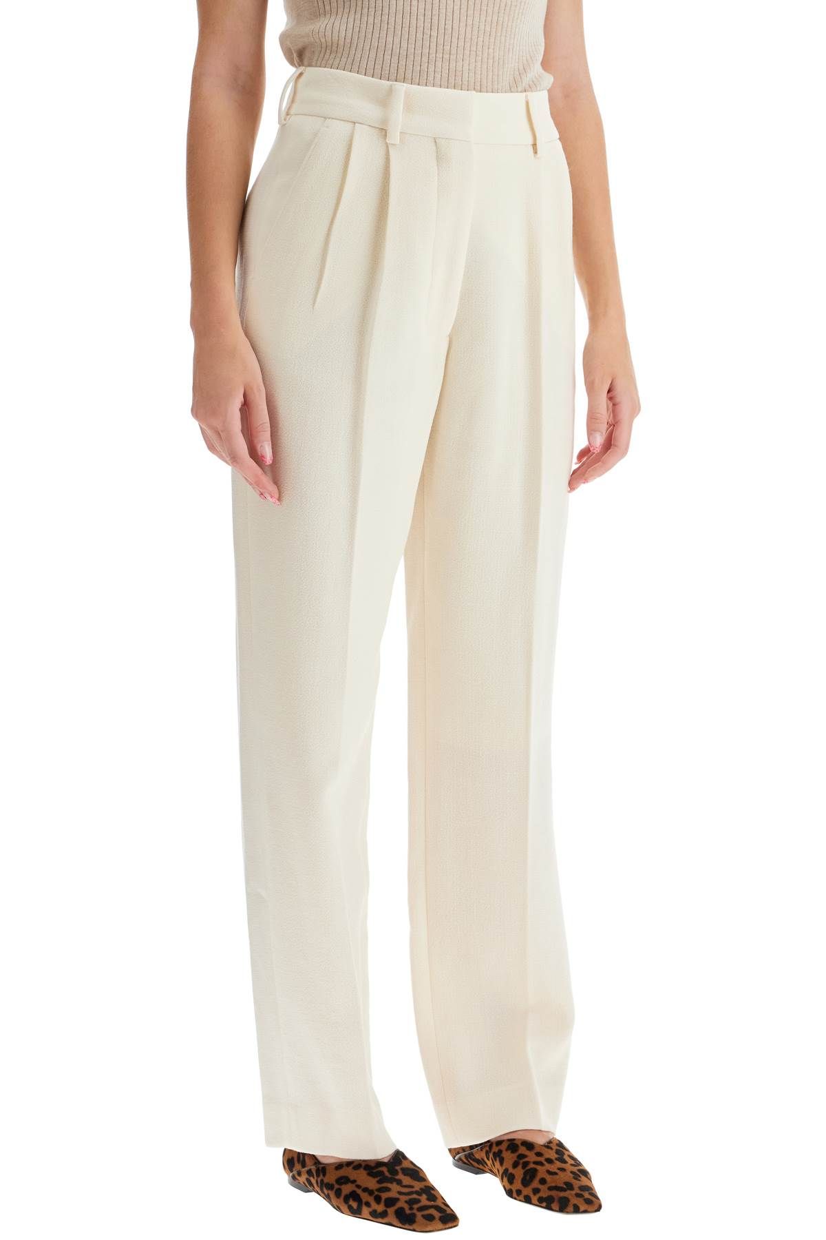 Shop Blazé Milano Resolute Cream Fox Pants For In White