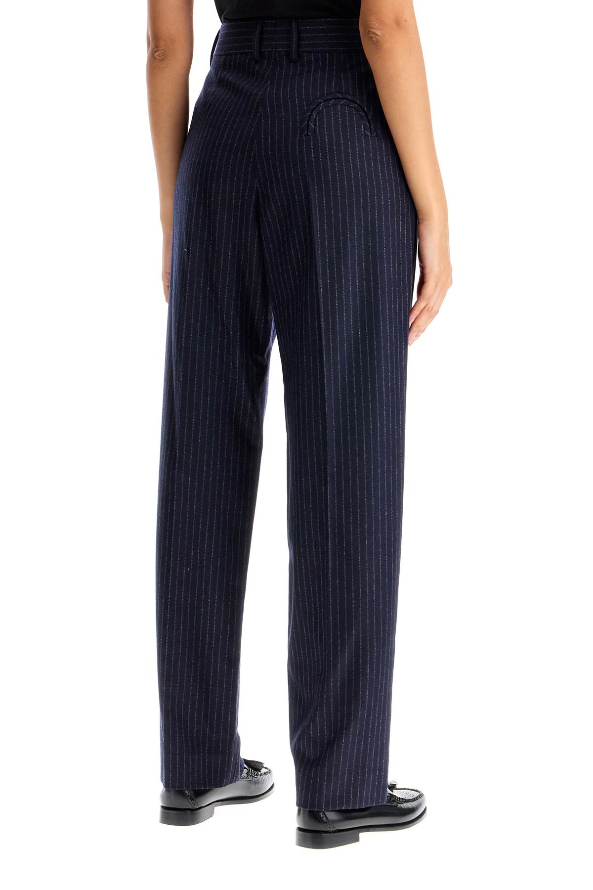 Shop Blazé Milano Lady Maud Pants For In Blue