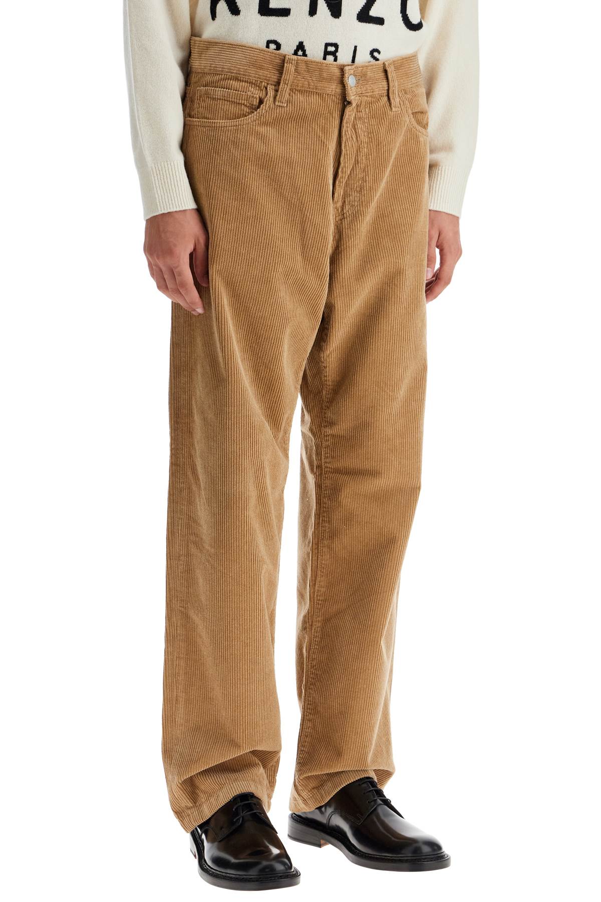 Shop Carhartt Landon Corduroy Pants In Beige