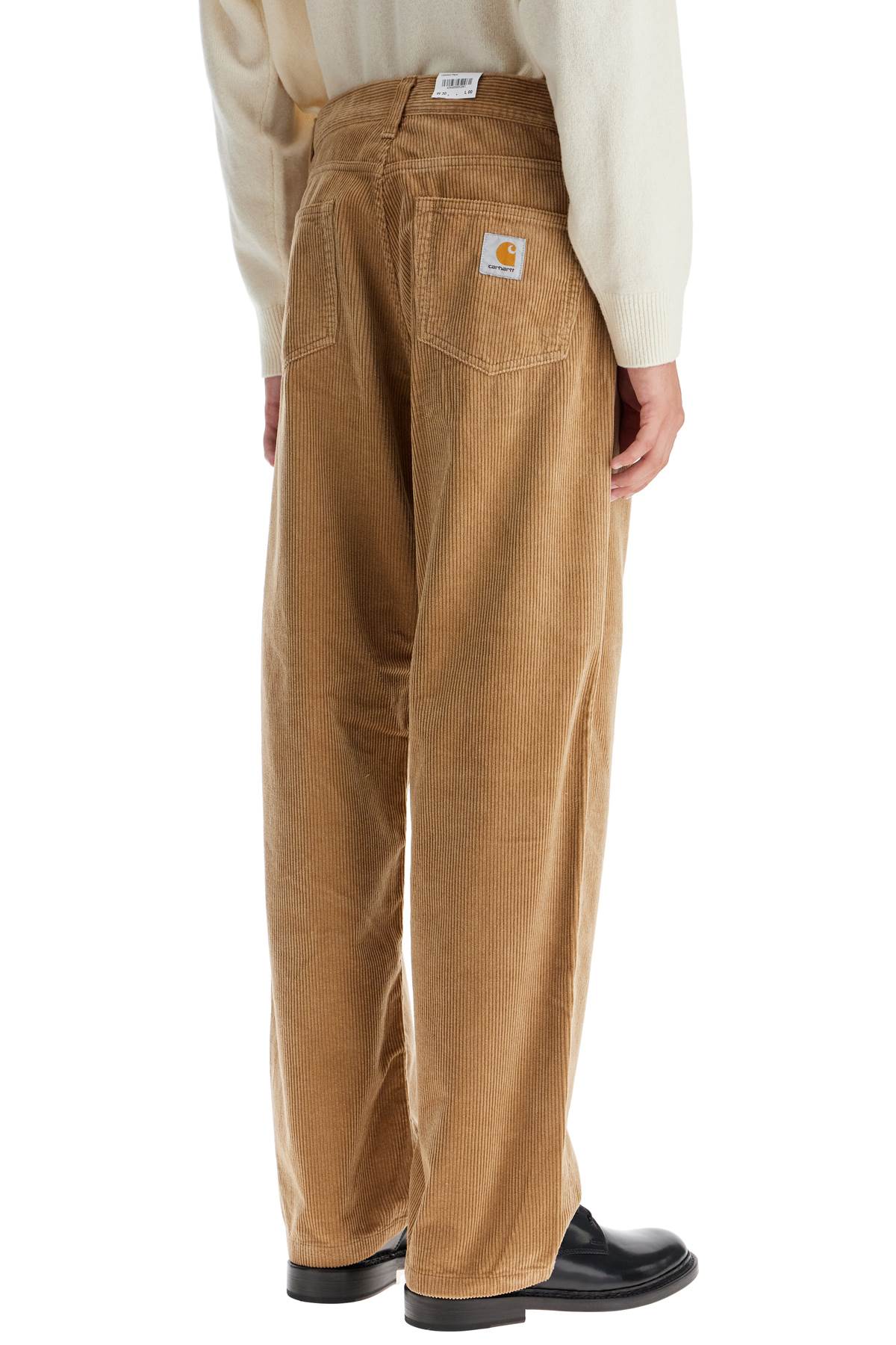 Shop Carhartt Landon Corduroy Pants In Beige