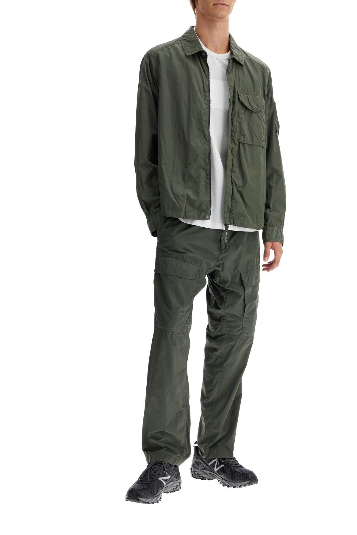 C.P. COMPANY CARGO PANTS IN CHROME-R MATERIAL 