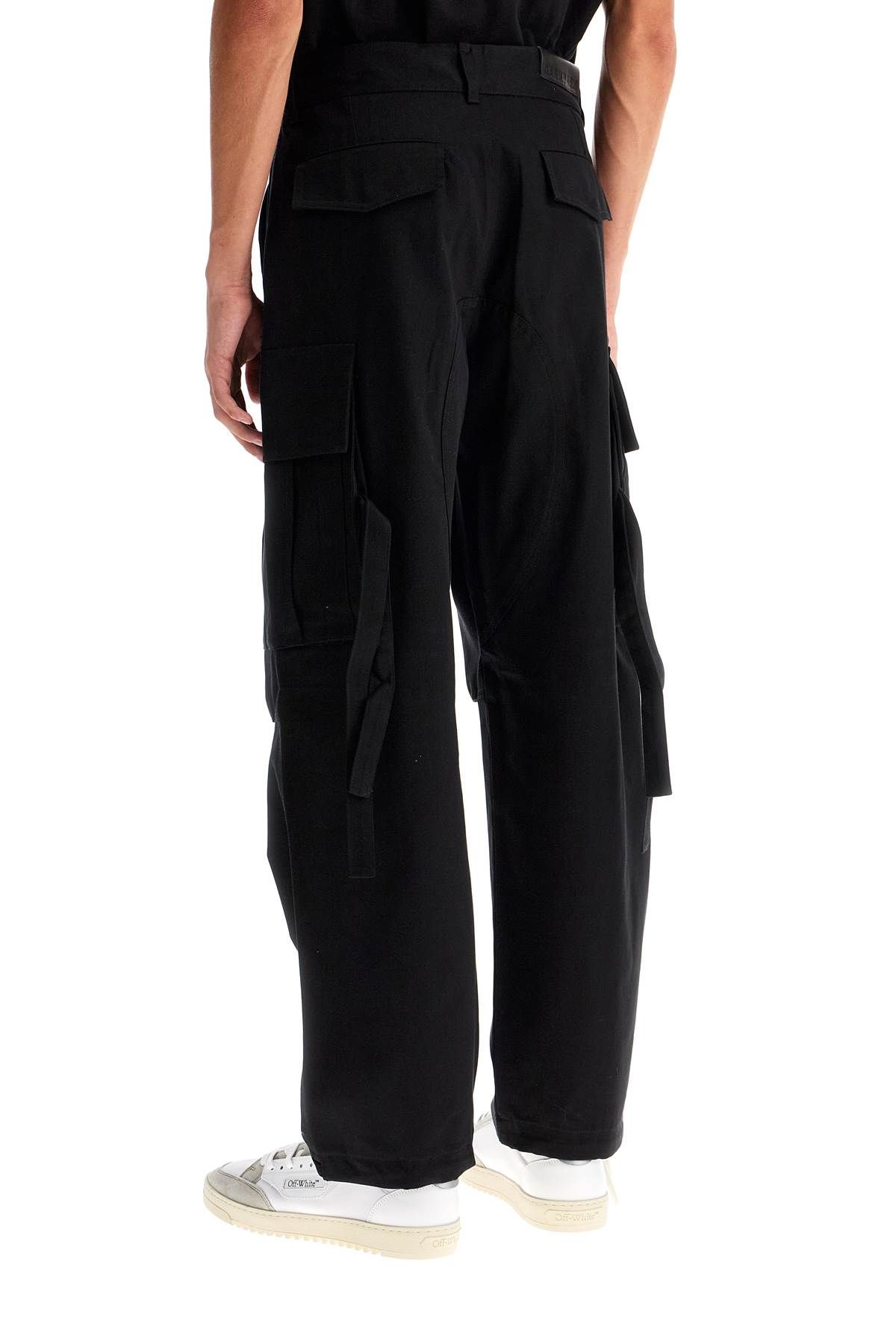 Shop Darkpark Laurent  Saint Laurent Cargo Pants In Black