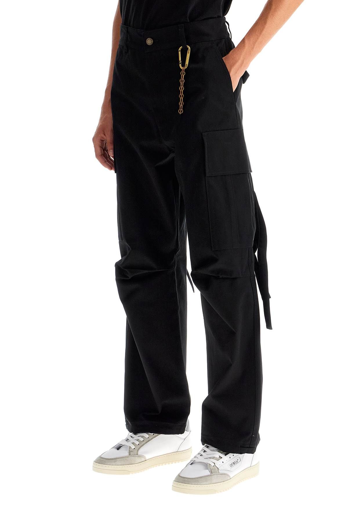 Shop Darkpark Laurent  Saint Laurent Cargo Pants In Black