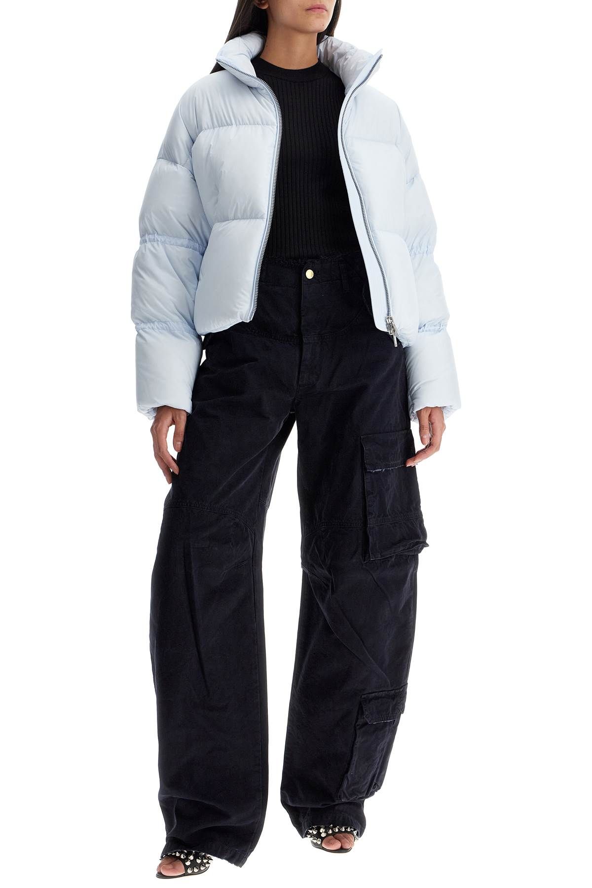 Shop Darkpark Rosalind Cargo Pants In Blue