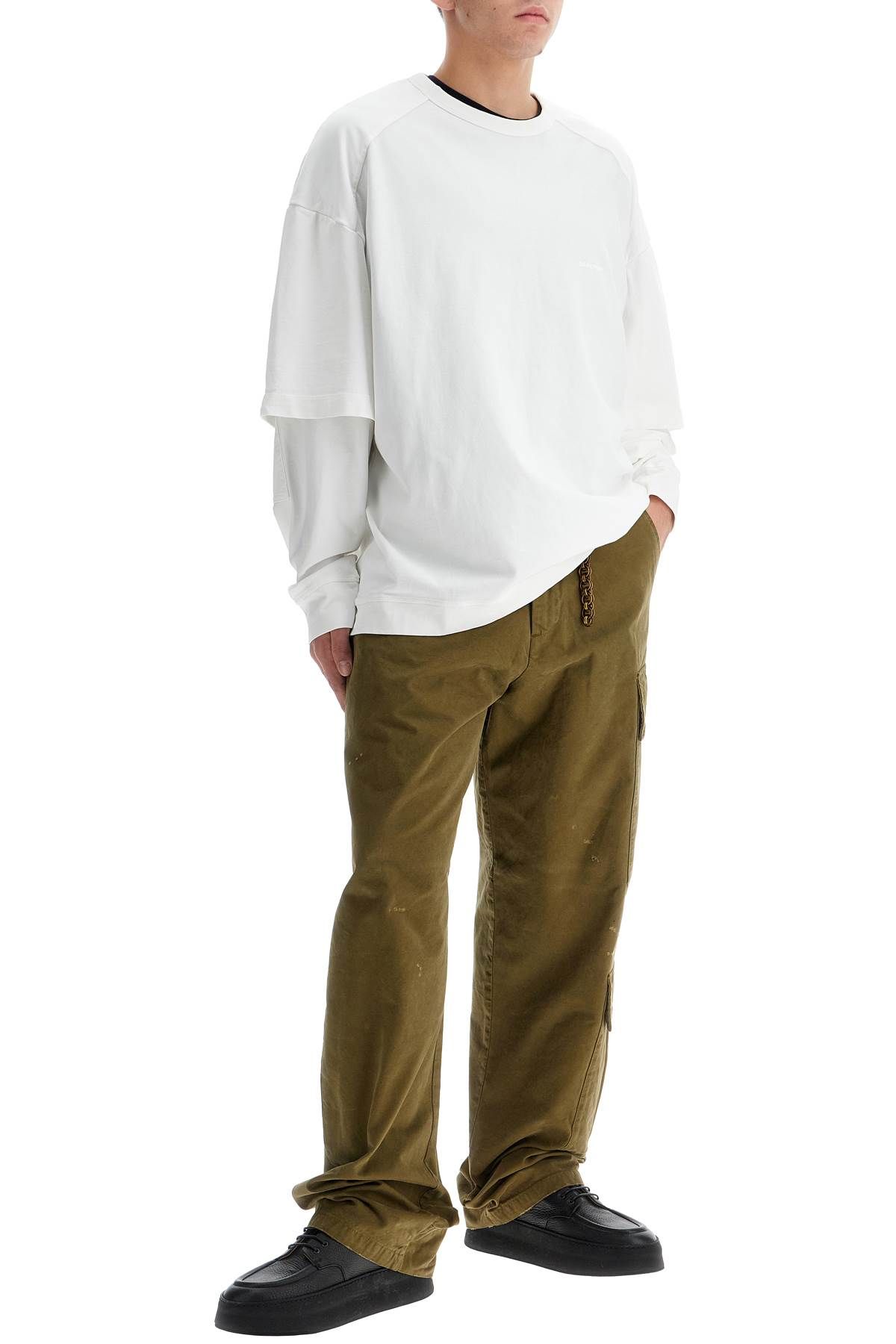 Shop Darkpark Jeffrey Cargo Pants For In Green