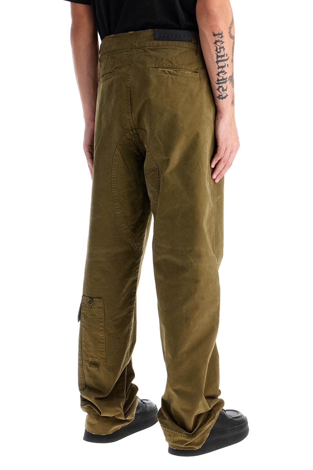 Shop Darkpark Jeffrey Cargo Pants For In Green