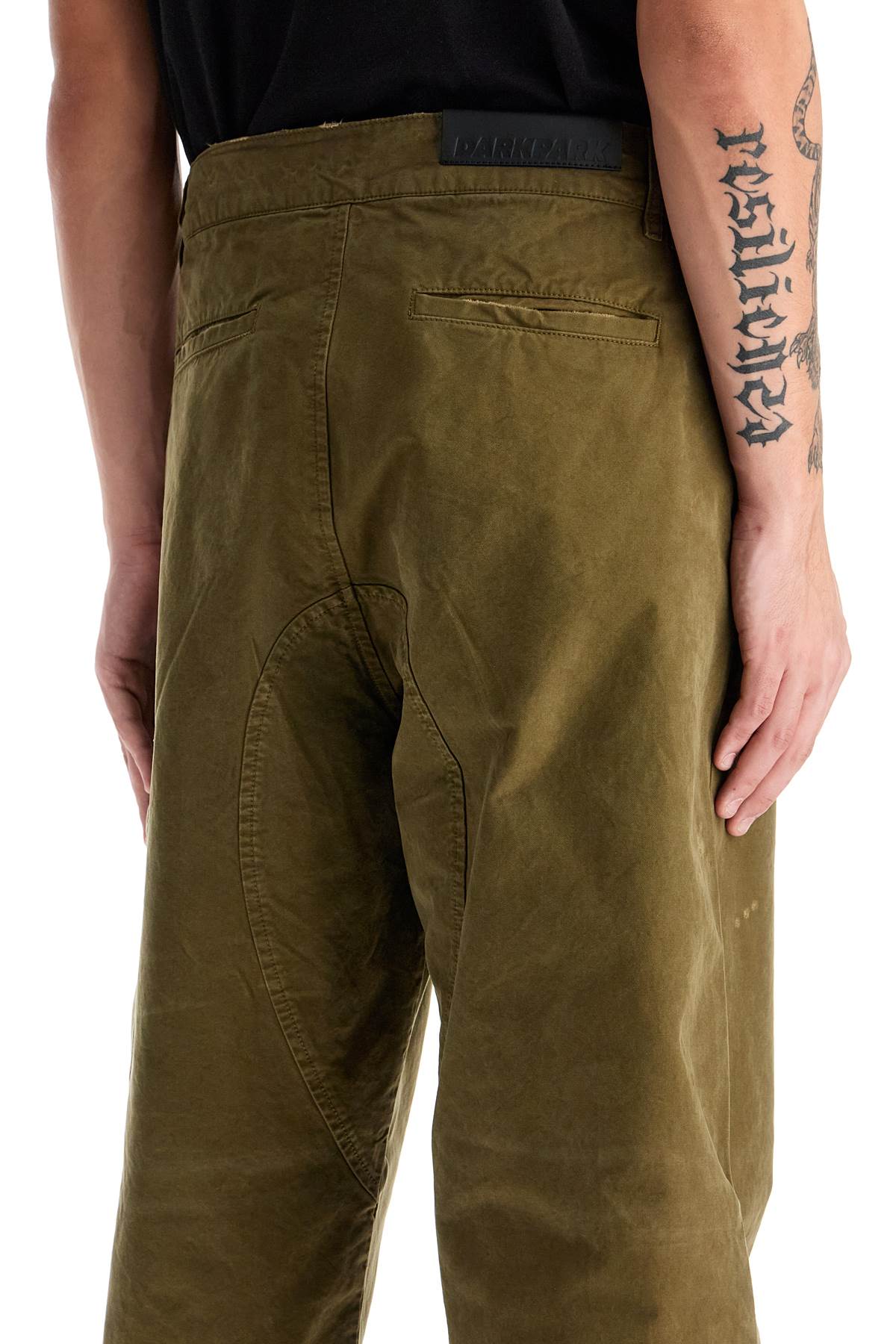 Shop Darkpark Jeffrey Cargo Pants For In Green