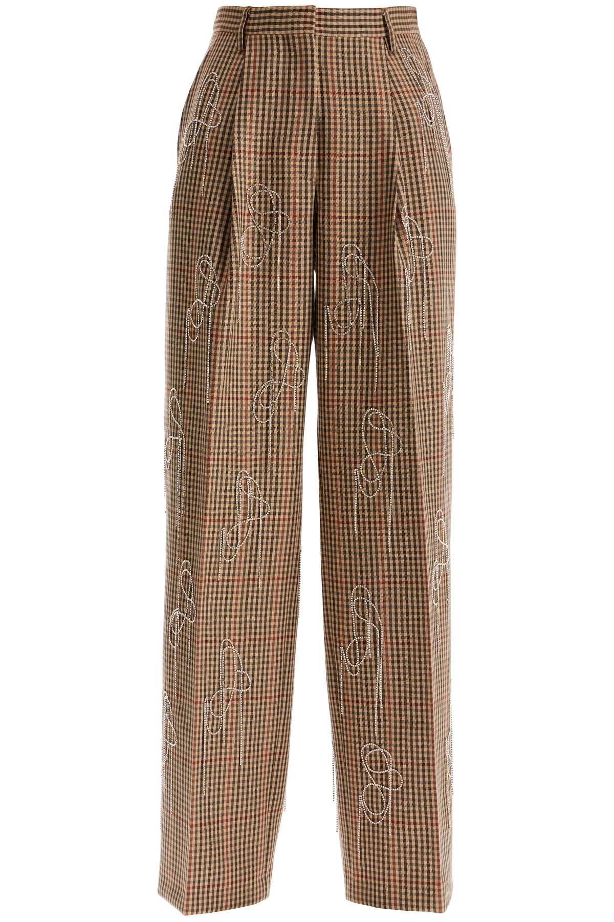 DRIES VAN NOTEN PANTS WITH CRYSTALS BY PORTER 