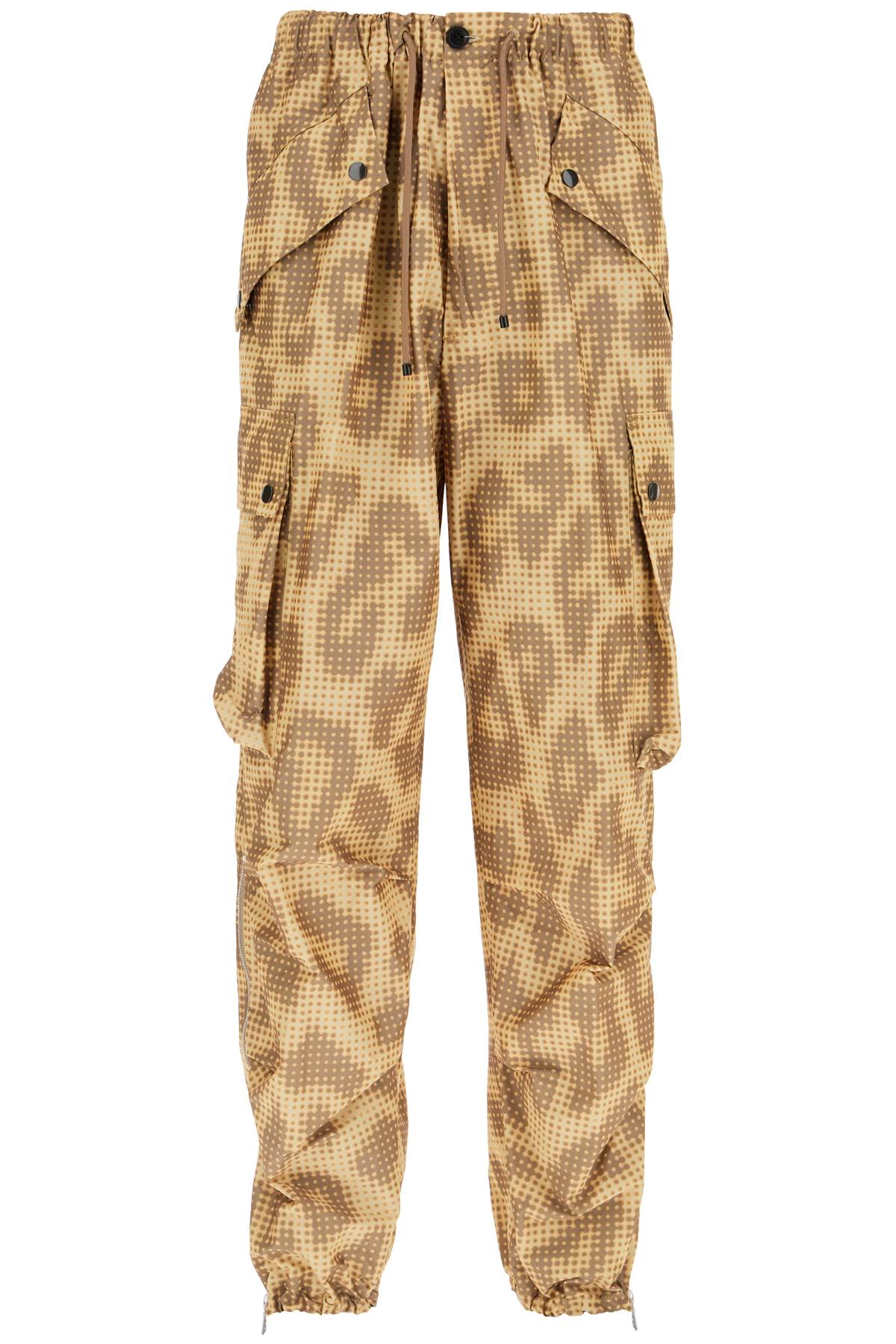 Shop Dries Van Noten Lia  Cargo Pants By Pent In Beige