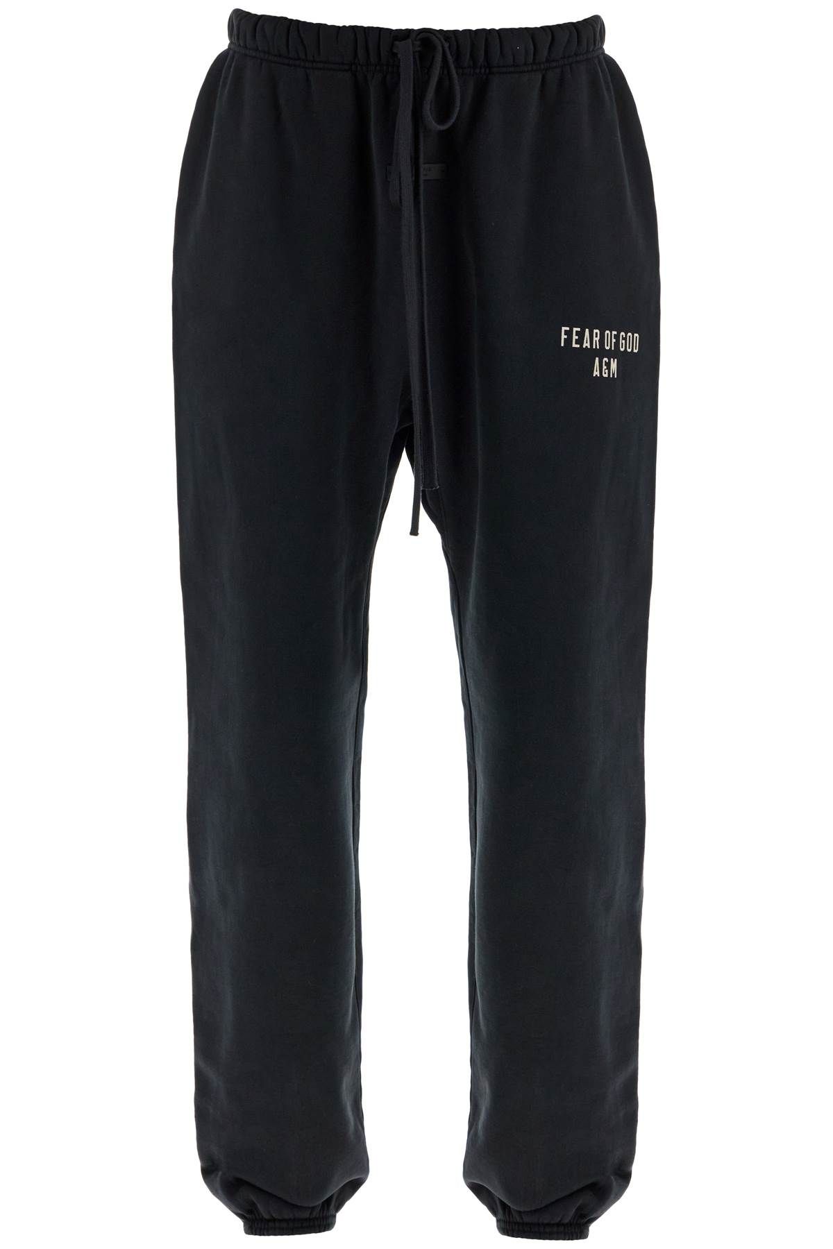 FEAR OF GOD ESSENTIALS black heavy fleece sweatpants