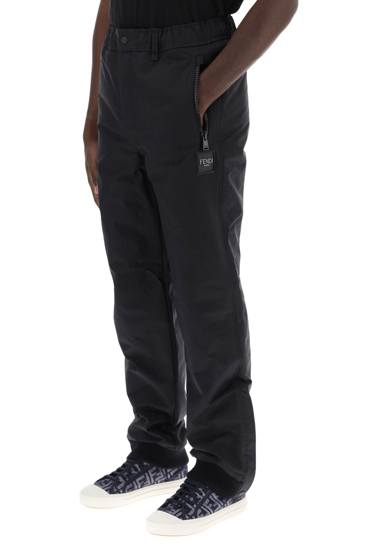 Shop Fendi Shadow Ski Pants In Black