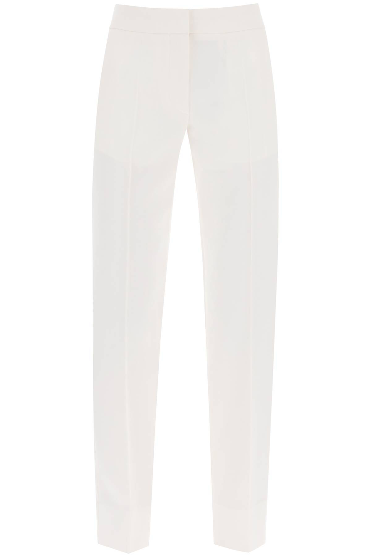 Givenchy Tailored Trousers With Satin Bands In White