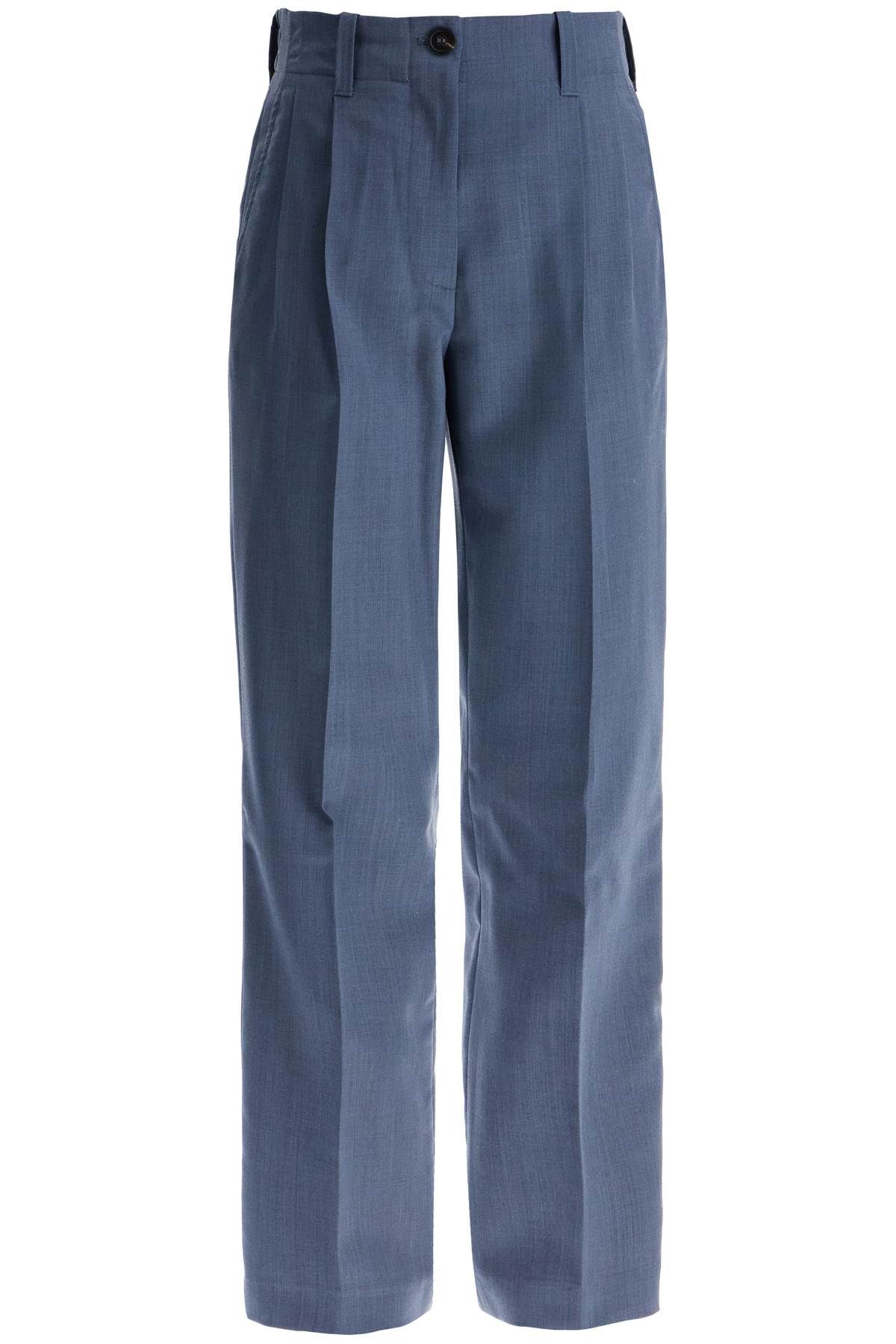 Shop Golden Goose Soft Wool Trousers For Comfortable Wear In Grey