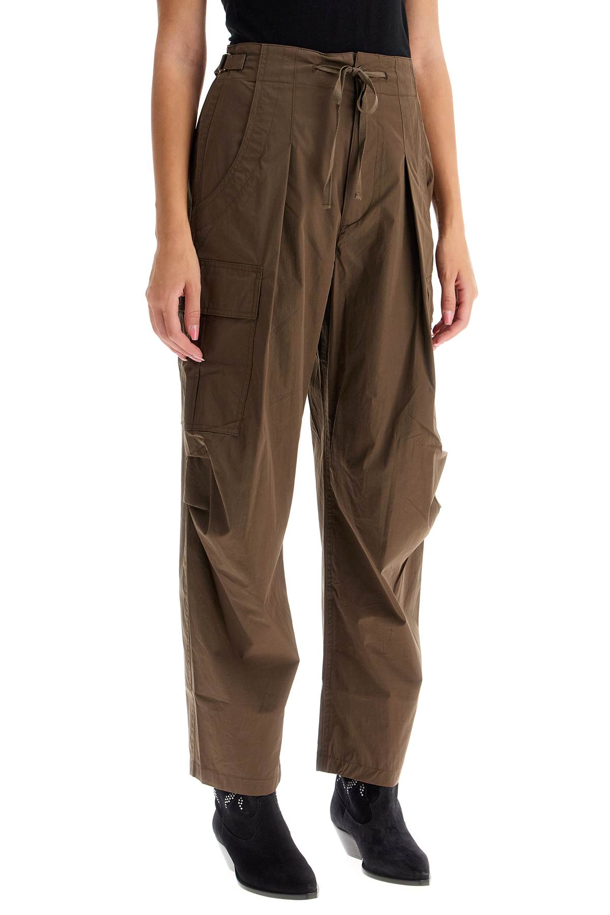 Shop Isabel Marant Étoile Rebecca's Cargo Pants In Khaki