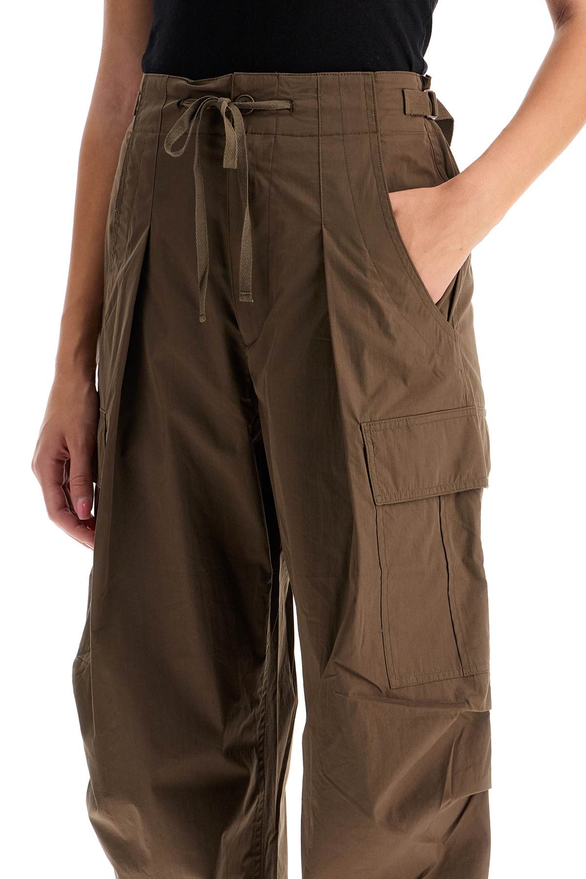 Shop Isabel Marant Étoile Rebecca's Cargo Pants In Khaki