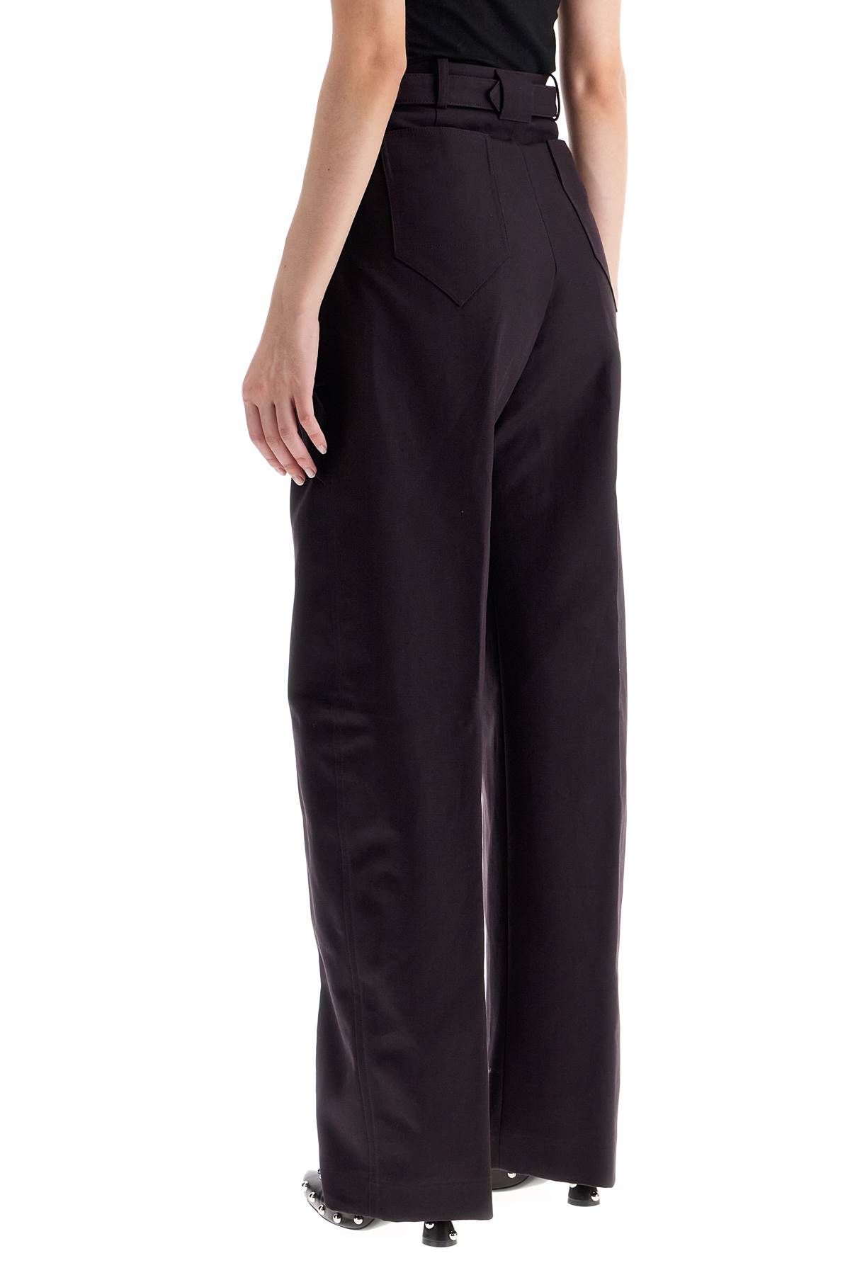 Shop Lanvin Balloon Canvas Pants For A In Purple