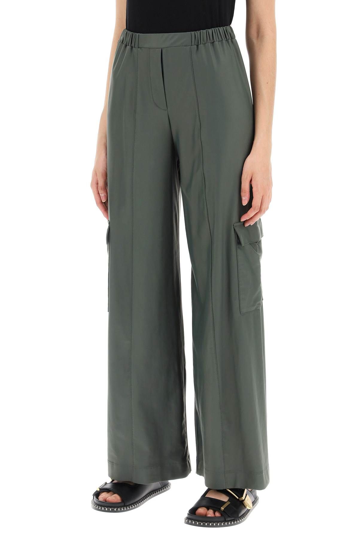 Shop Max Mara Teseo Cargo-style Pants In Green