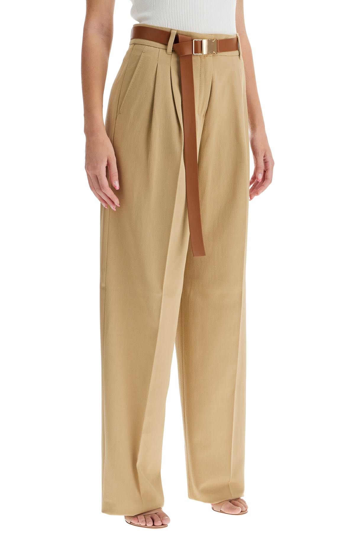 MAX MARA CANVAS PANTS FOR MEN OR 