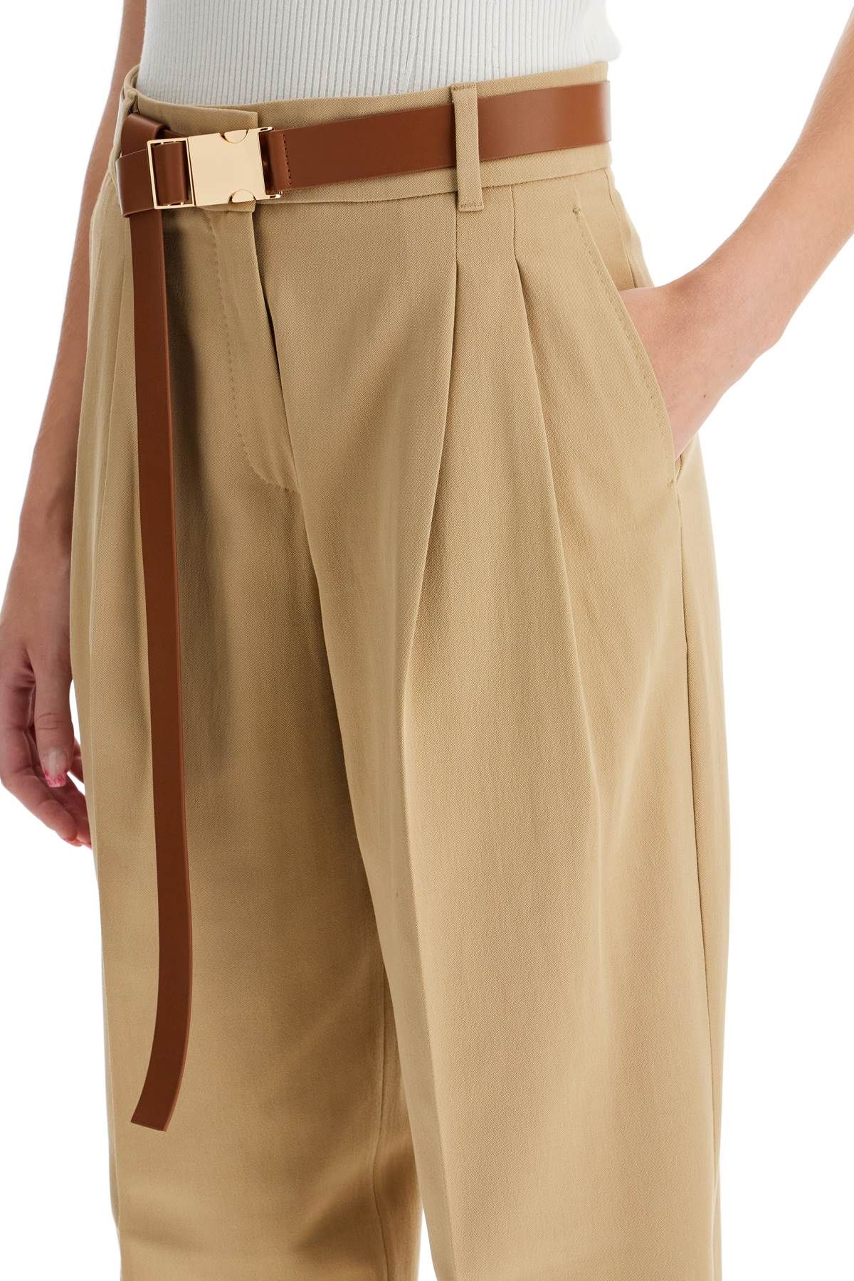 MAX MARA CANVAS PANTS FOR MEN OR 