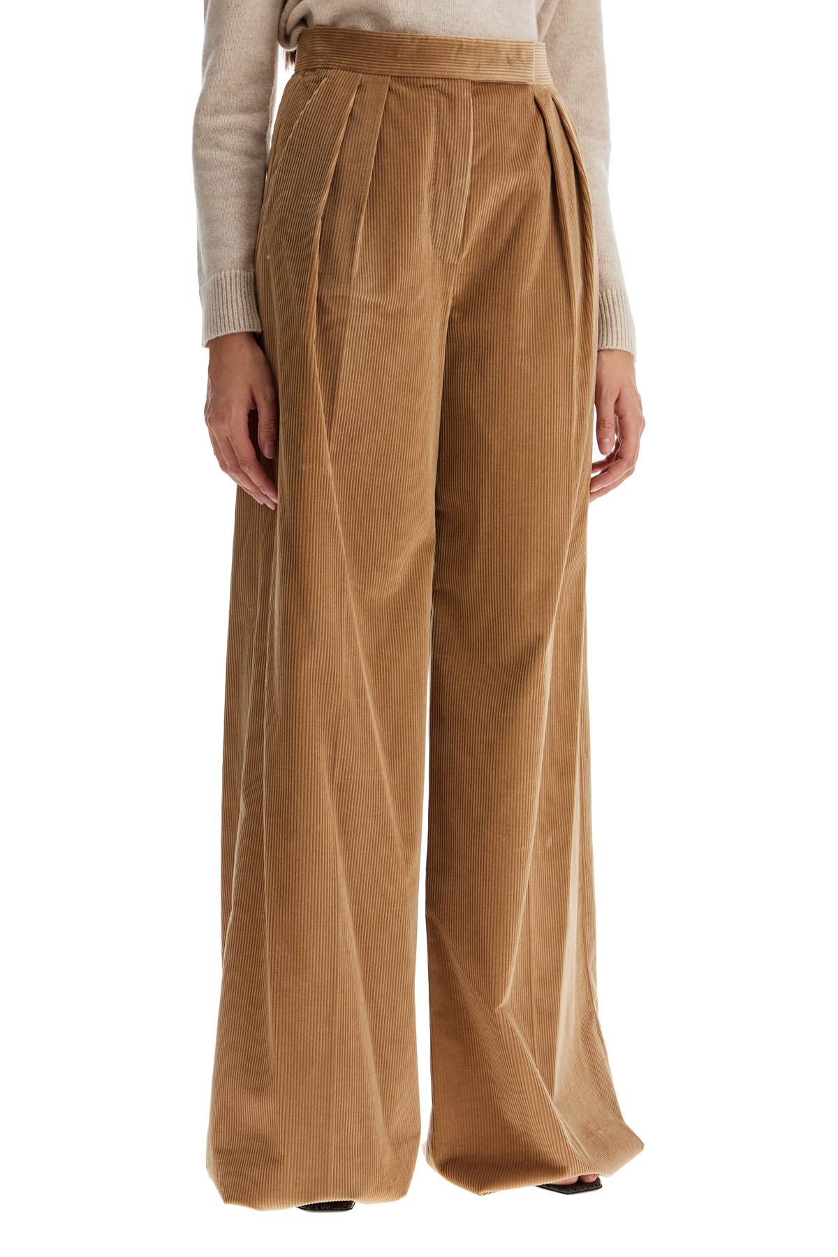 Shop Max Mara Corduroy Pants In 'g In Beige