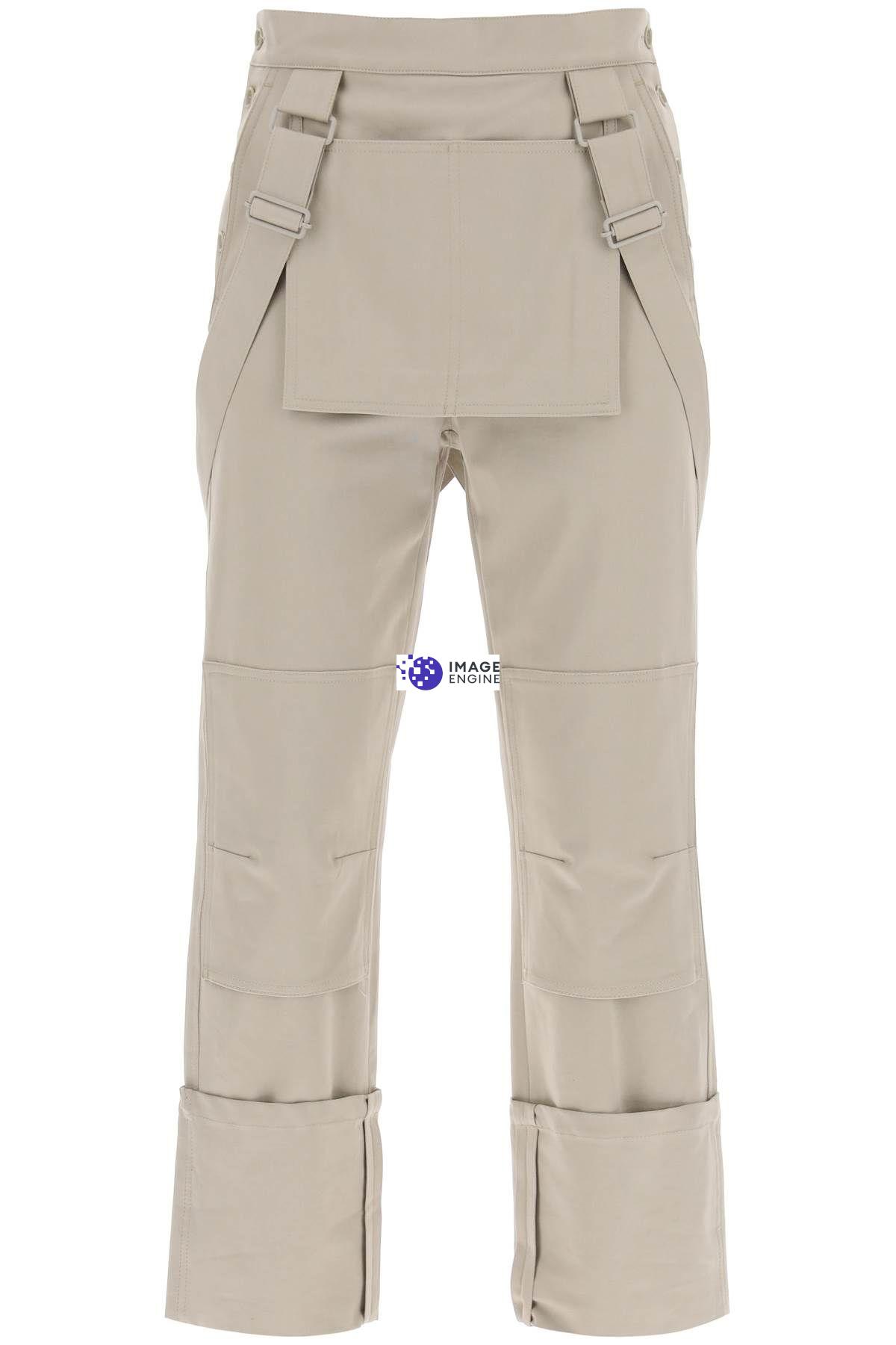 Max Mara Overalls Casual Trousers In Khaki