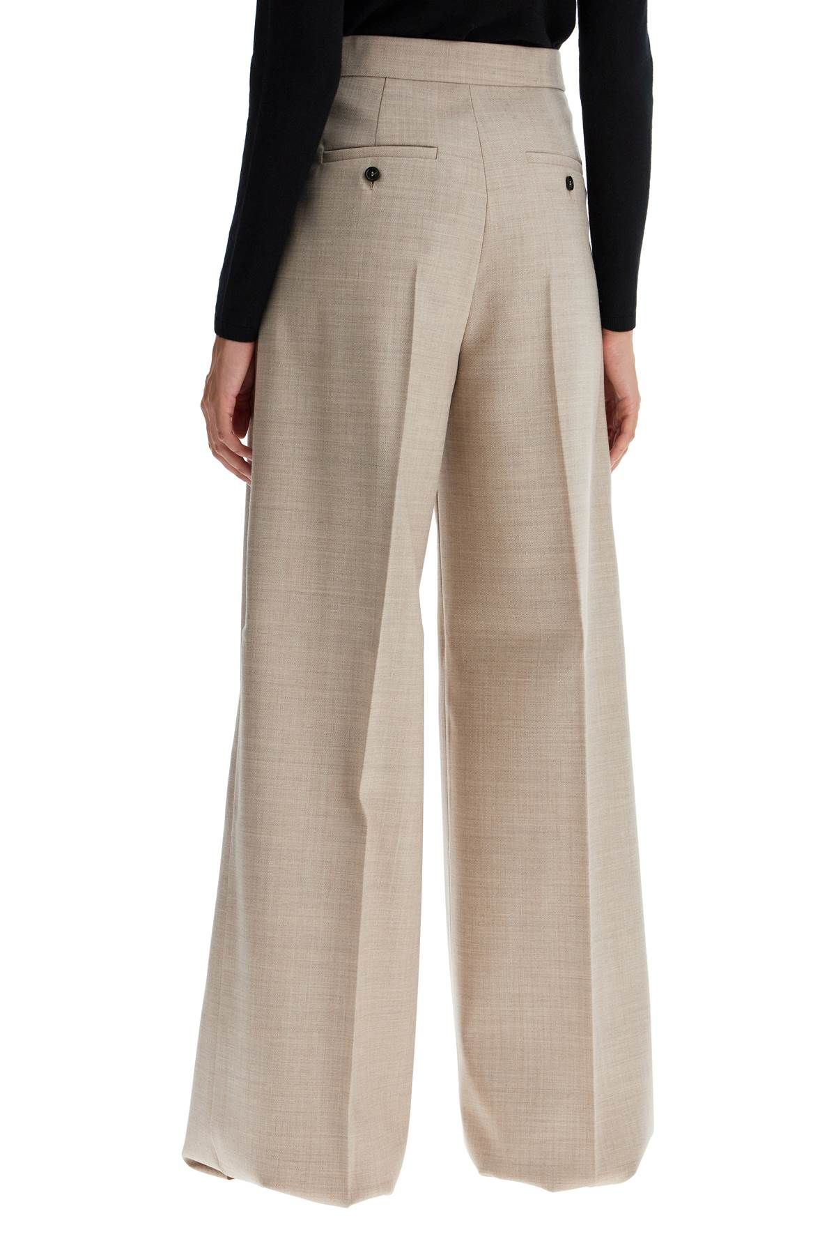 Shop Max Mara 'entrata' Wool Gabardine In Beige