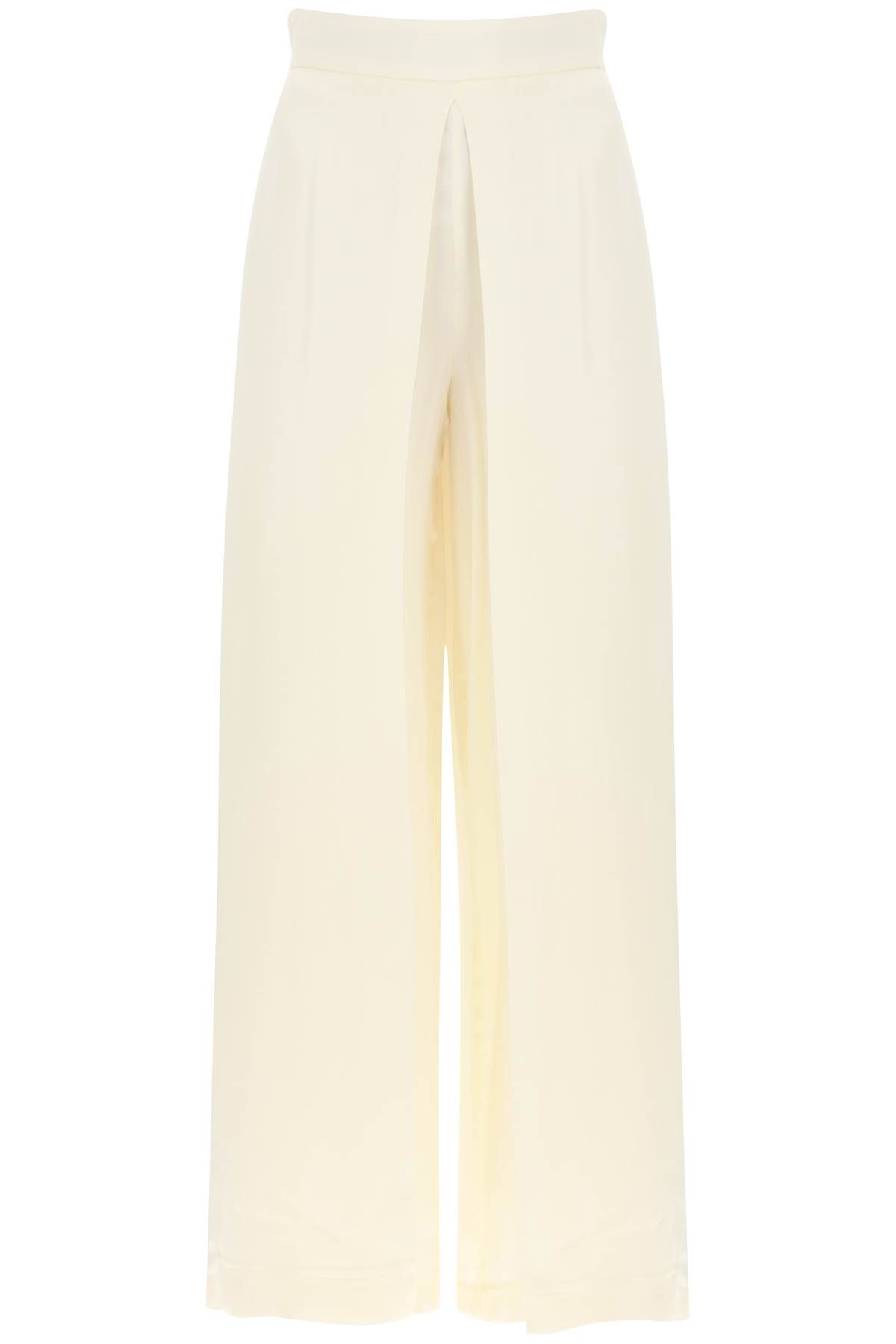 Shop Mvp Wardrobe 'belmont' Satin Pants In White