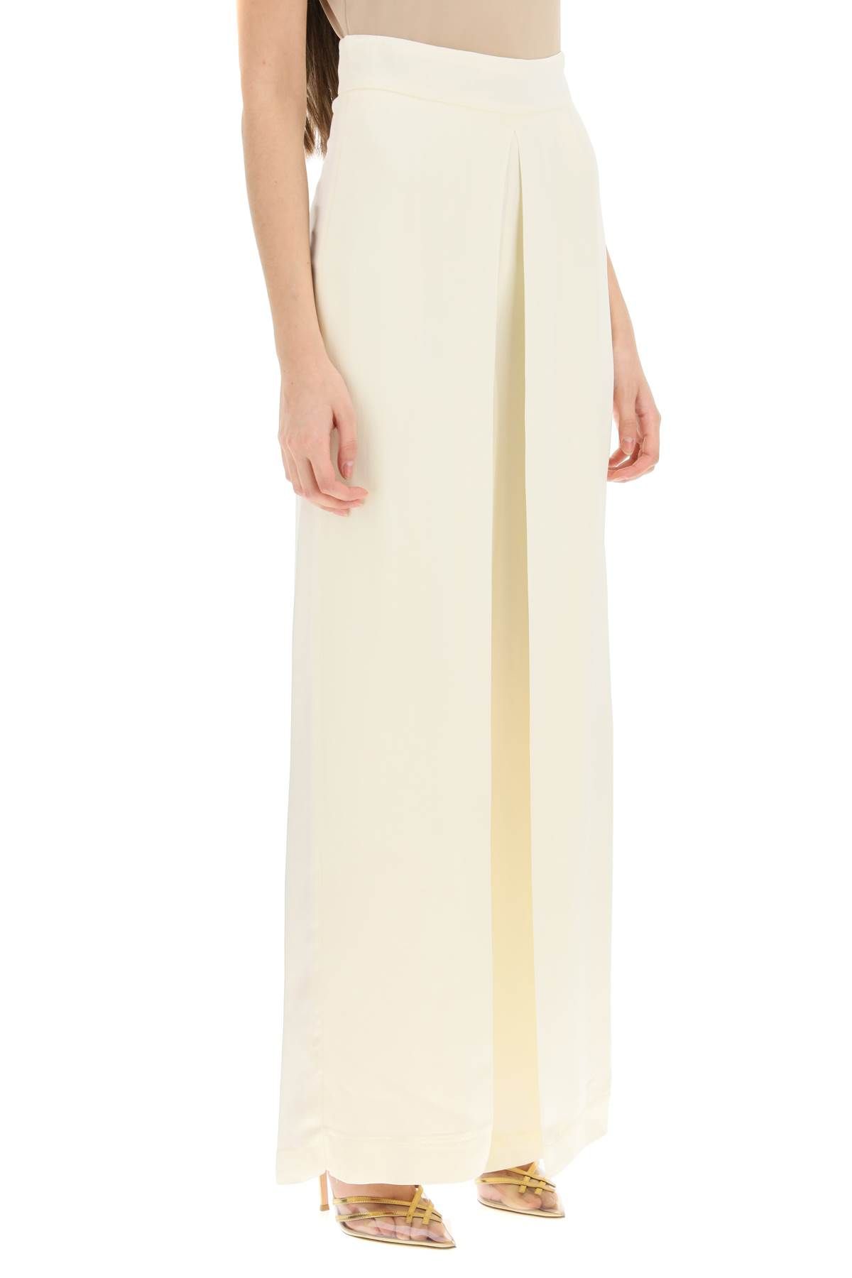 Shop Mvp Wardrobe 'belmont' Satin Pants In White