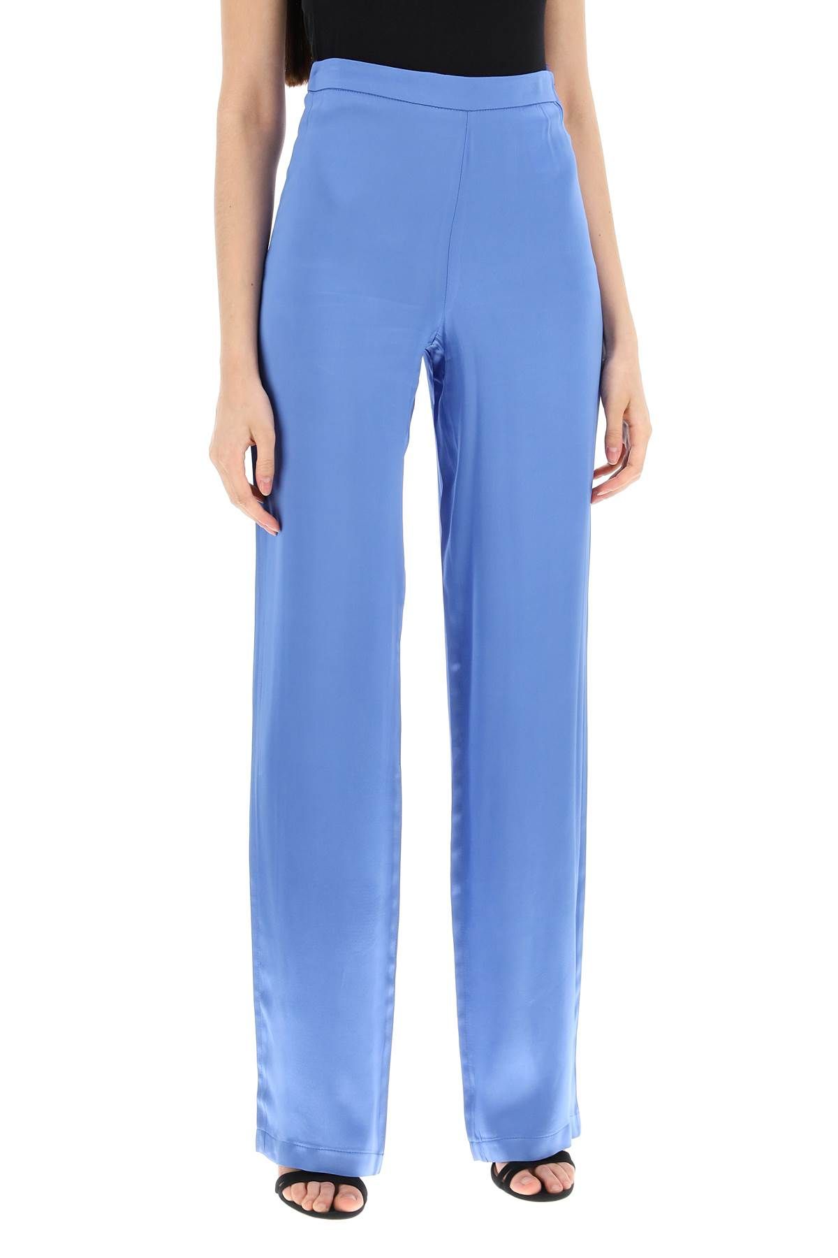 Shop Mvp Wardrobe Grand Ribaud Pants In Light Blue