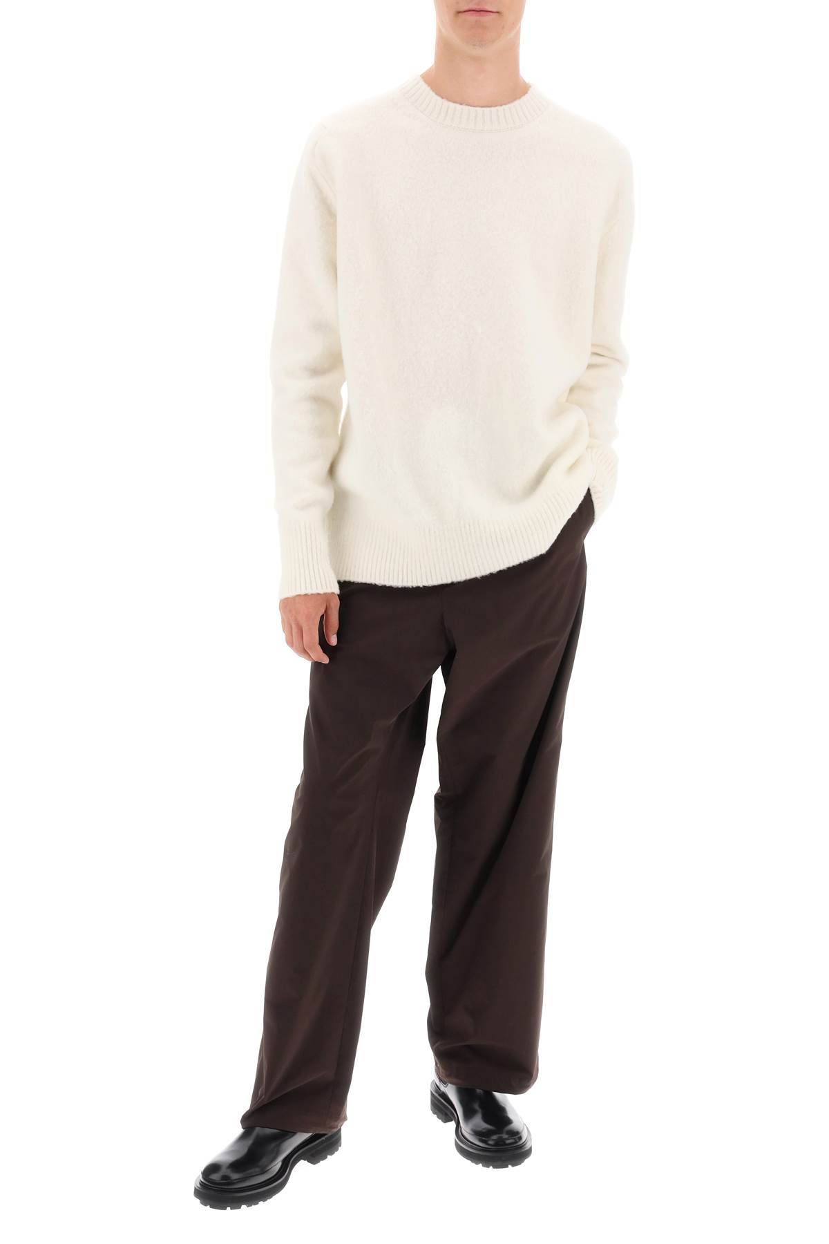 Shop Oamc 'dome' Straight Cut Pants In Brown