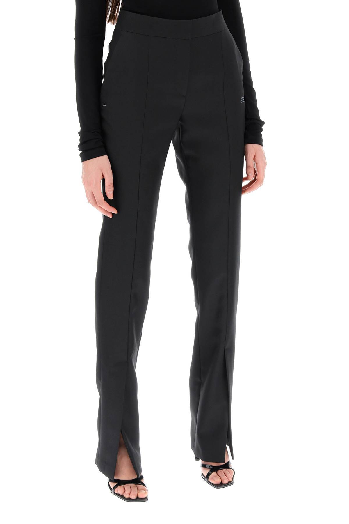 Shop Off-white Corporate Tailoring Pants In Black