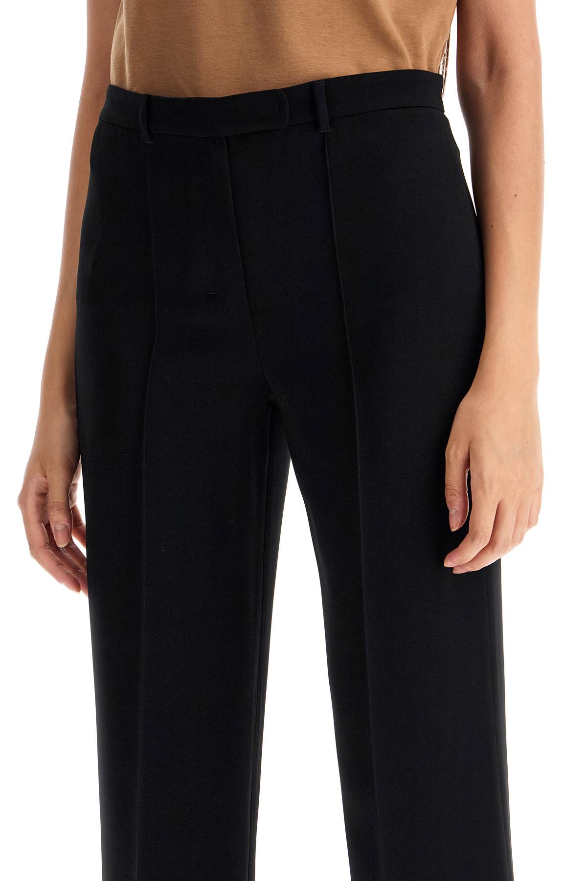 Shop 's Max Mara 'viola' Straight-leg Cro In Black