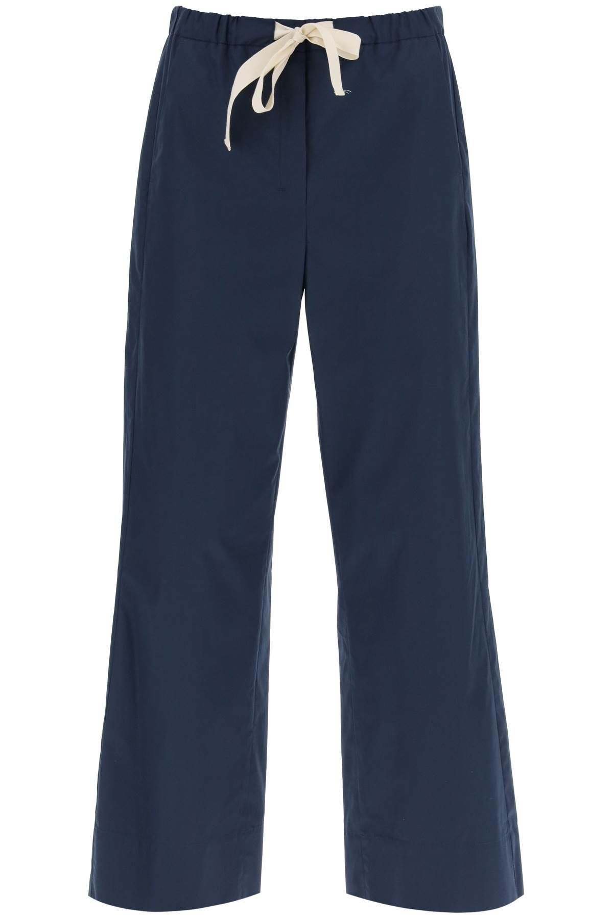 's Max Mara Cropped Silver Pants In Blue