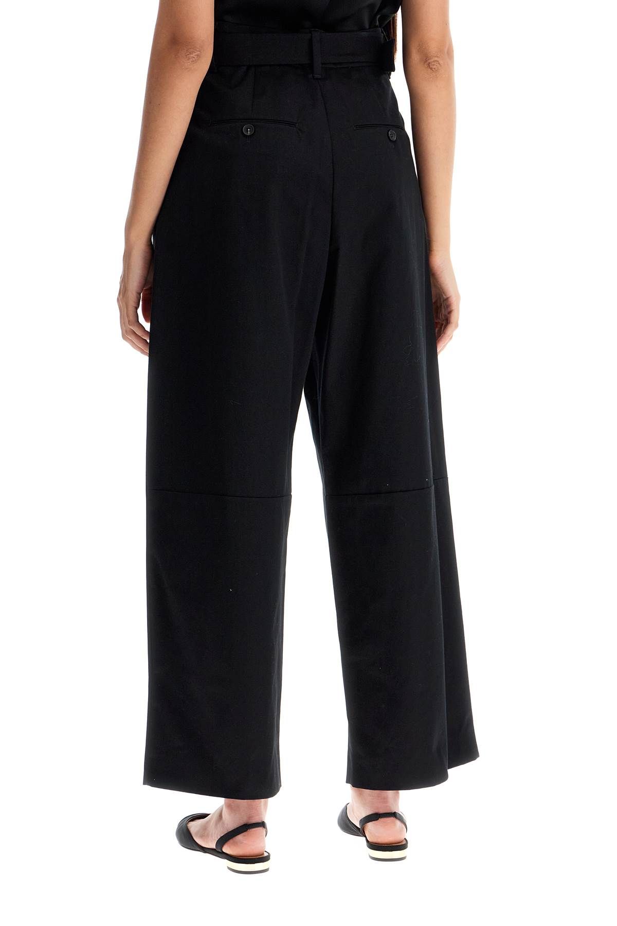 Shop 's Max Mara Wide Gabardine Trousers With In Black