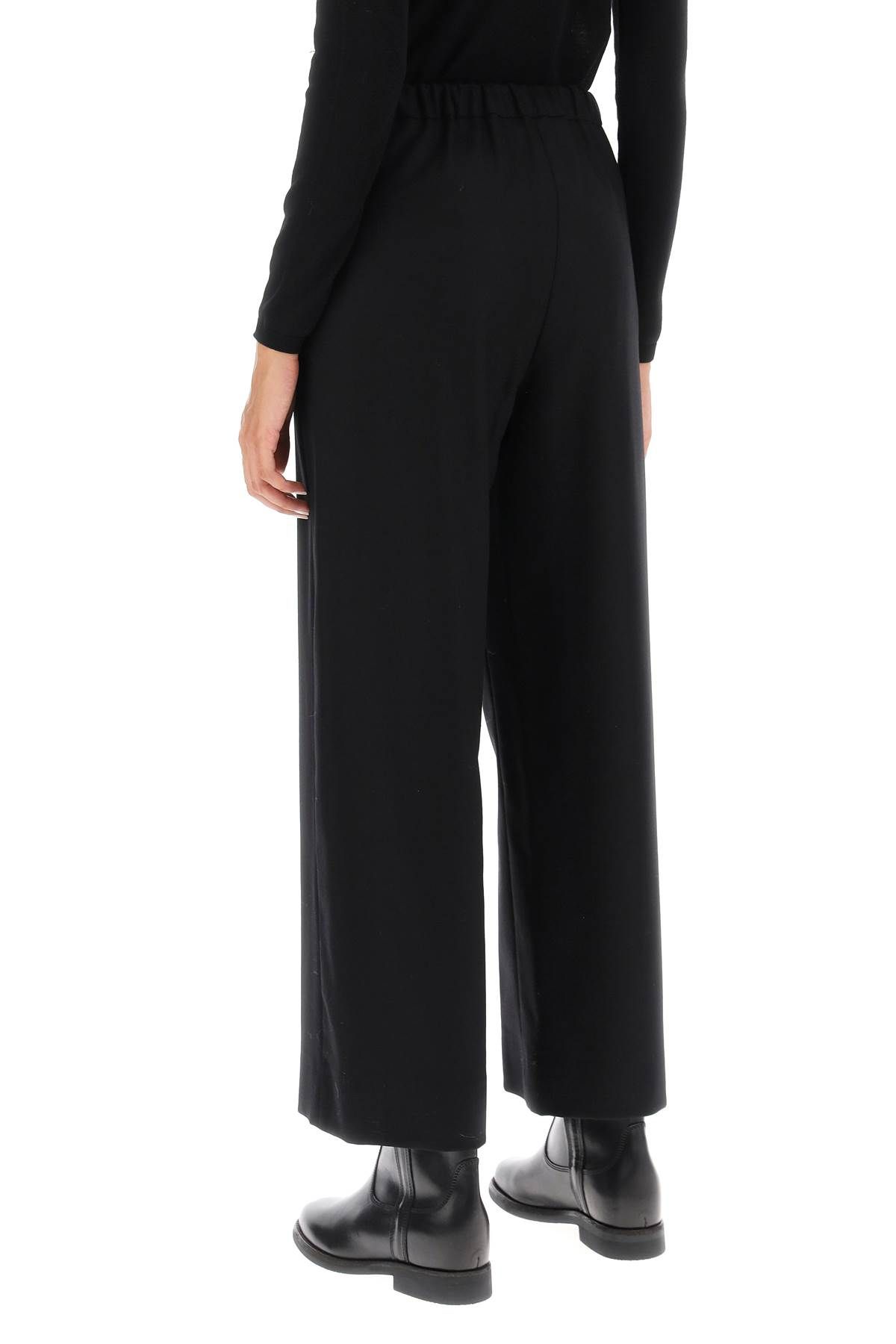 Shop 's Max Mara 'floria' Cropped Pants In Black