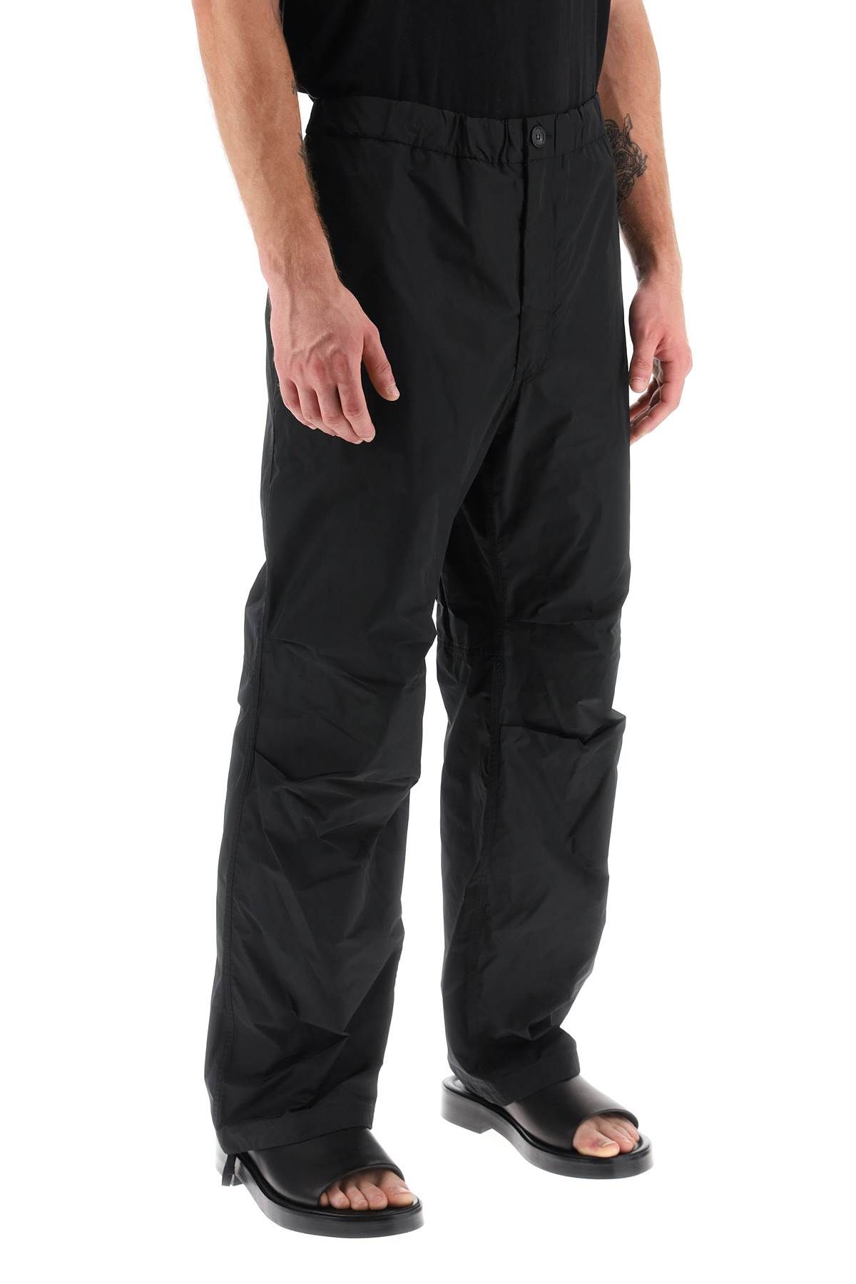 Shop Ferragamo Technical Cargo Pants In Black