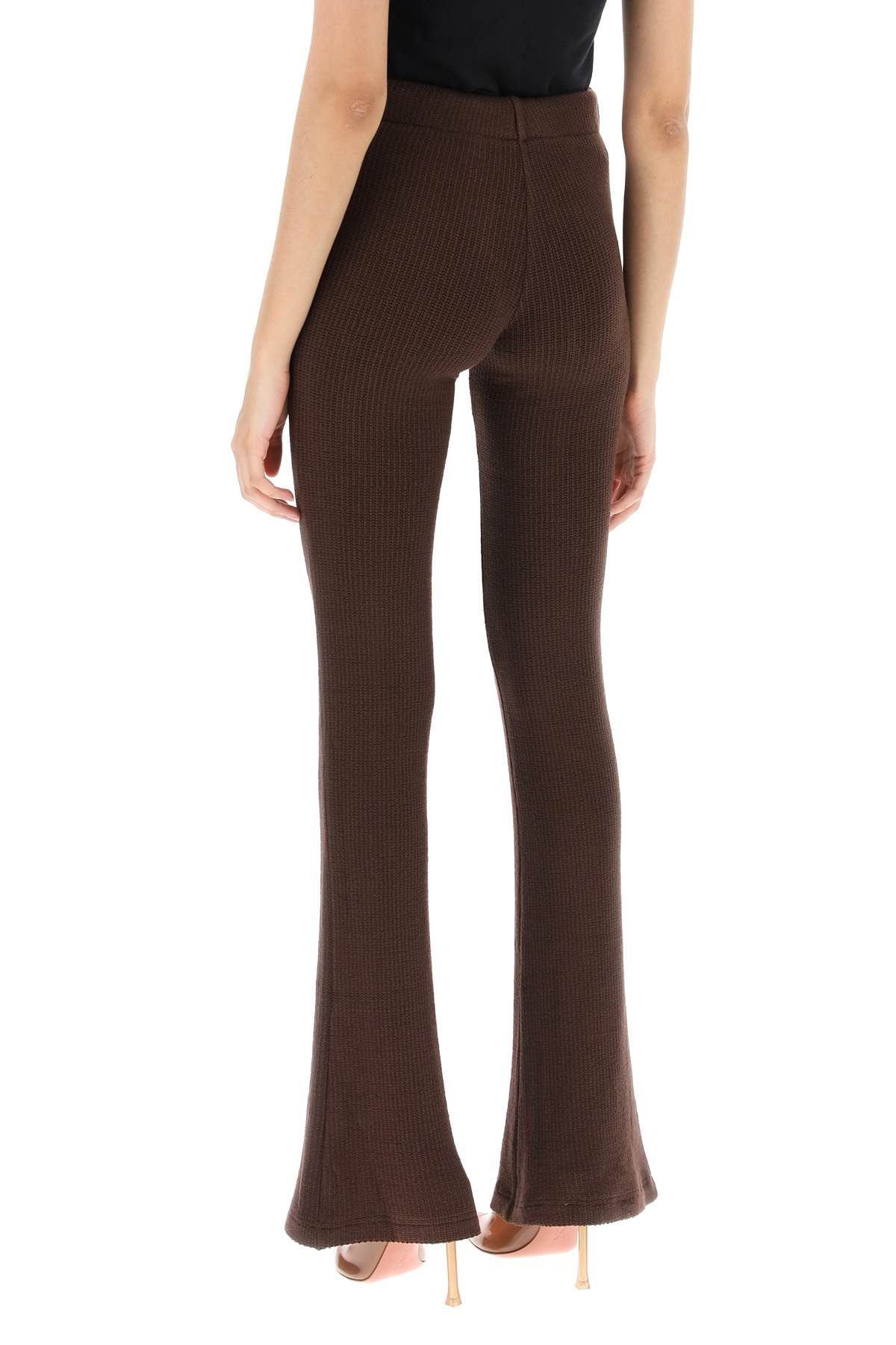 Shop Siedres 'flo' Knitted Pants In Brown