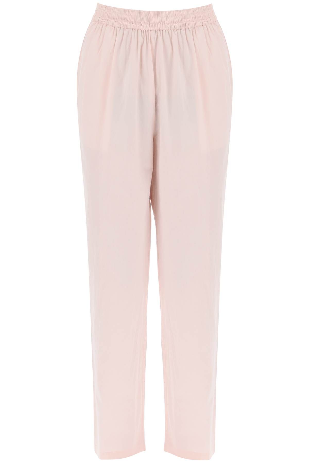 Shop Skall Studio Organic Cotton Edgar Pants In Italian In Pink